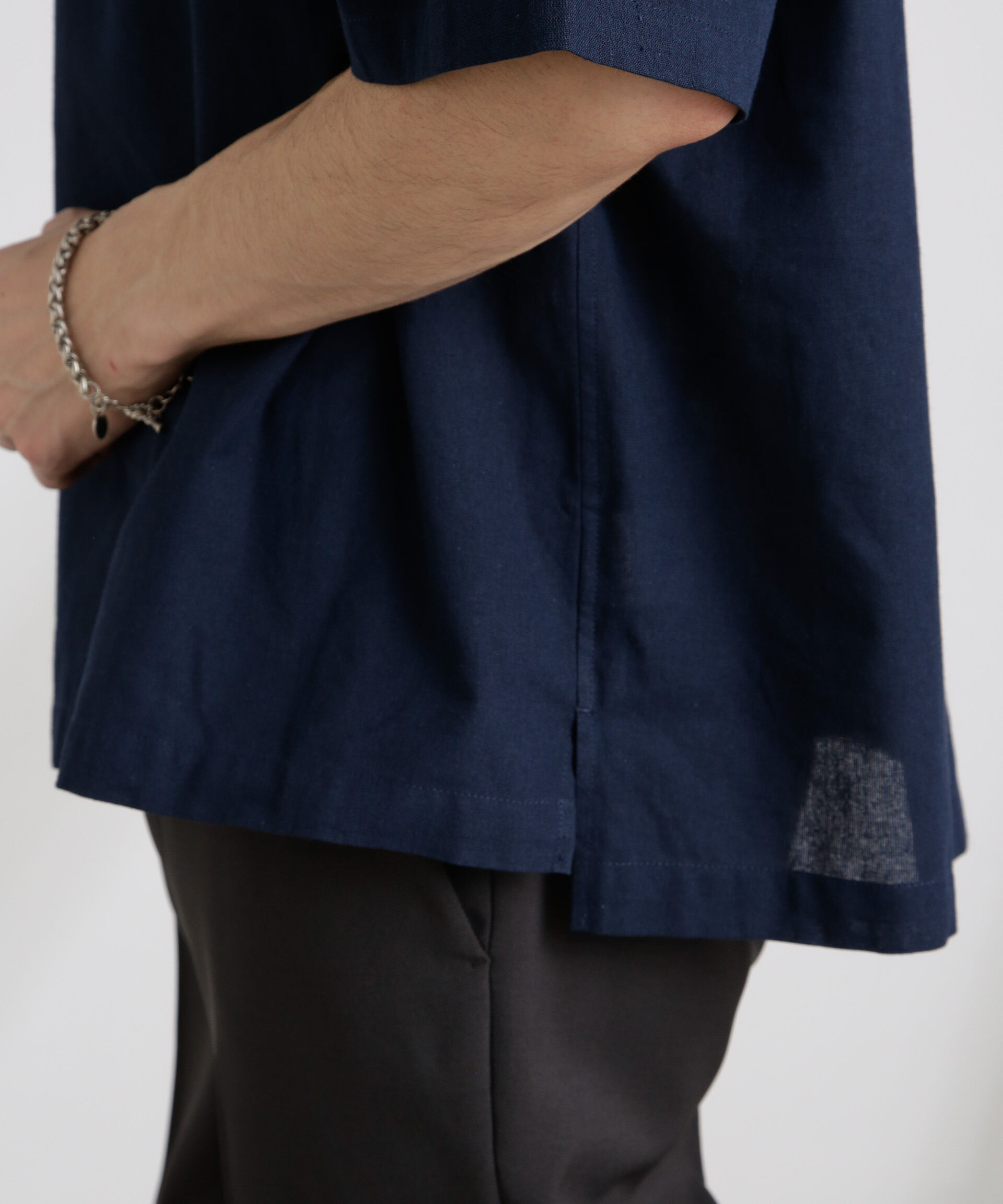 nano･universe「クールマックスリネンスキッパー」|シャツ・ブラウス|