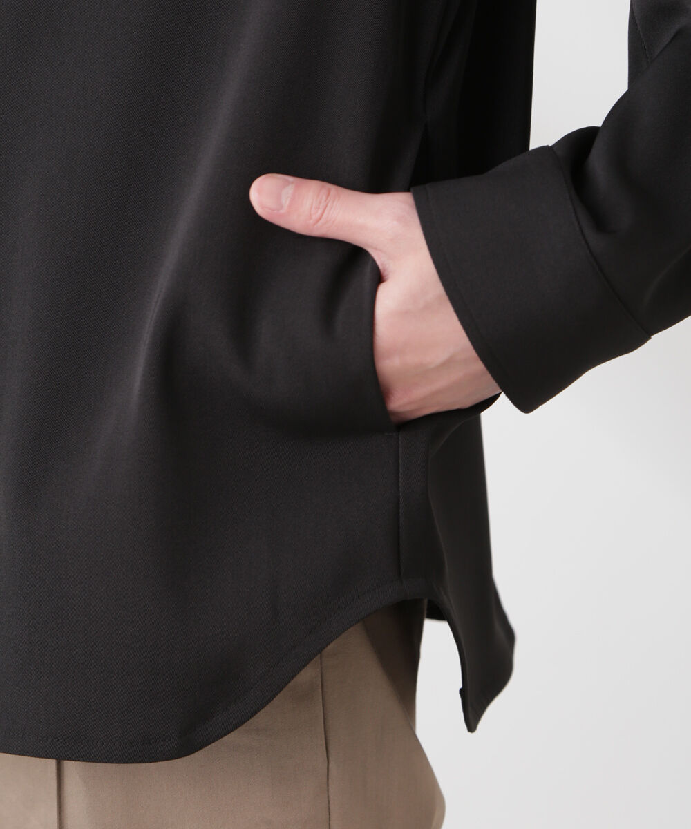 nano･universe「ドライツイル オーバーシャツジャケット」|テーラードジャケット|