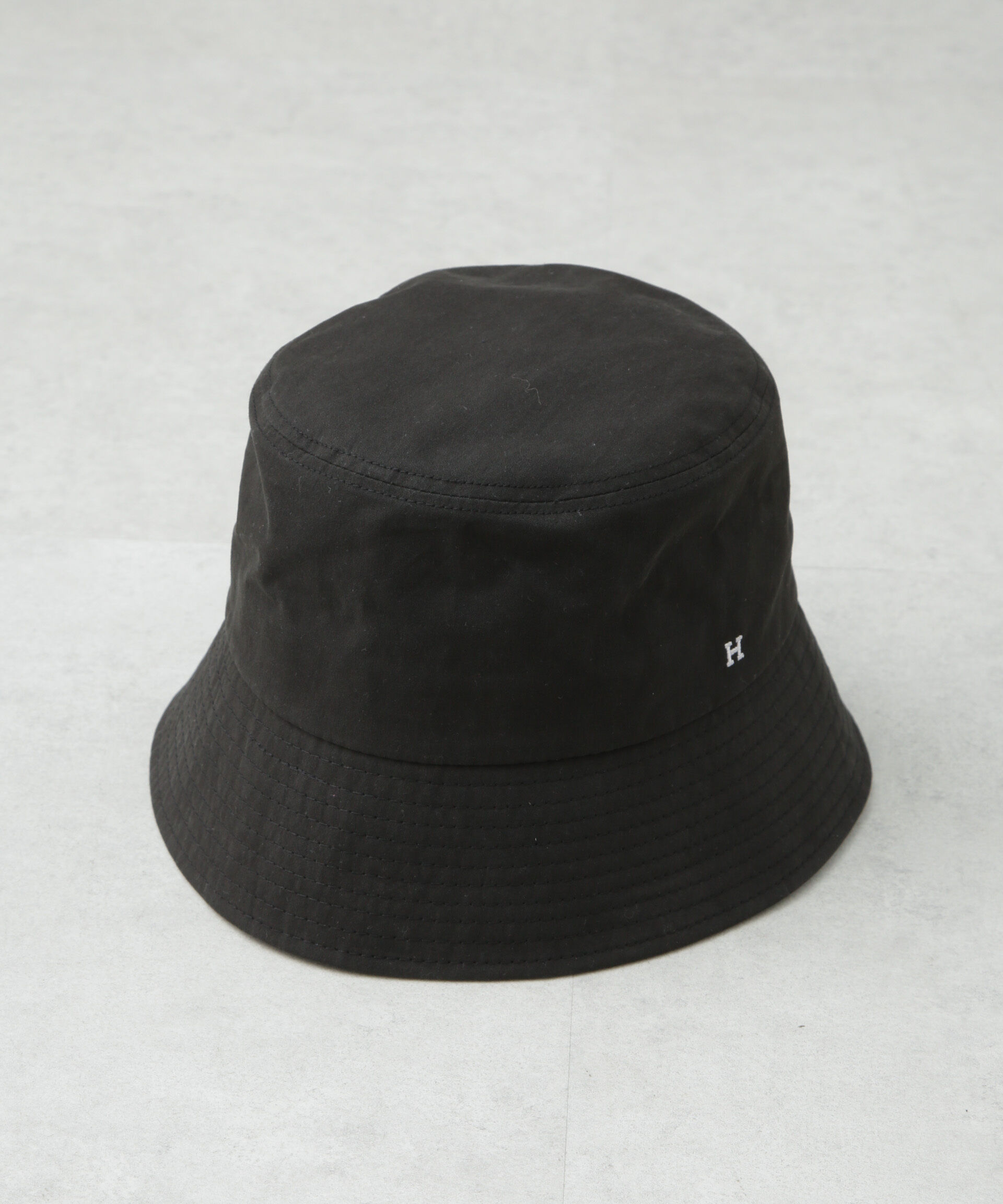 nano･universe「Healthknit/ワンポイント刺繍バケットハット」|キャップ・キャスケット|