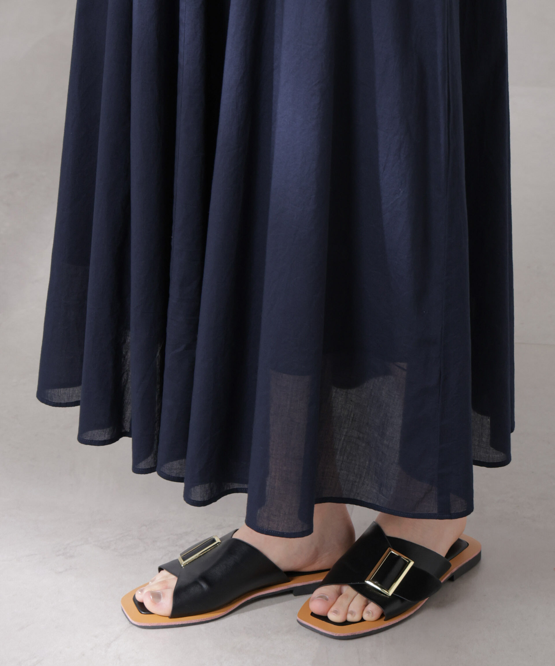 nano･universe「made in india コットンフレアワンピース」|ワンピース|