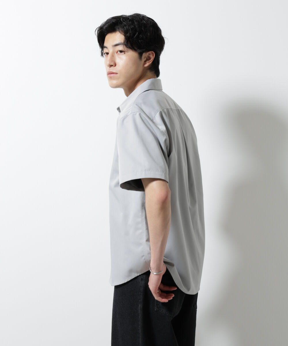 nano･universe「スタンダードレギュラーカラーシャツ/半袖」|シャツ・ブラウス|