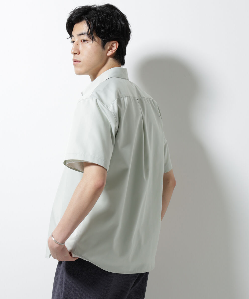 nano･universe「スタンダードレギュラーカラーシャツ/半袖」|シャツ・ブラウス|