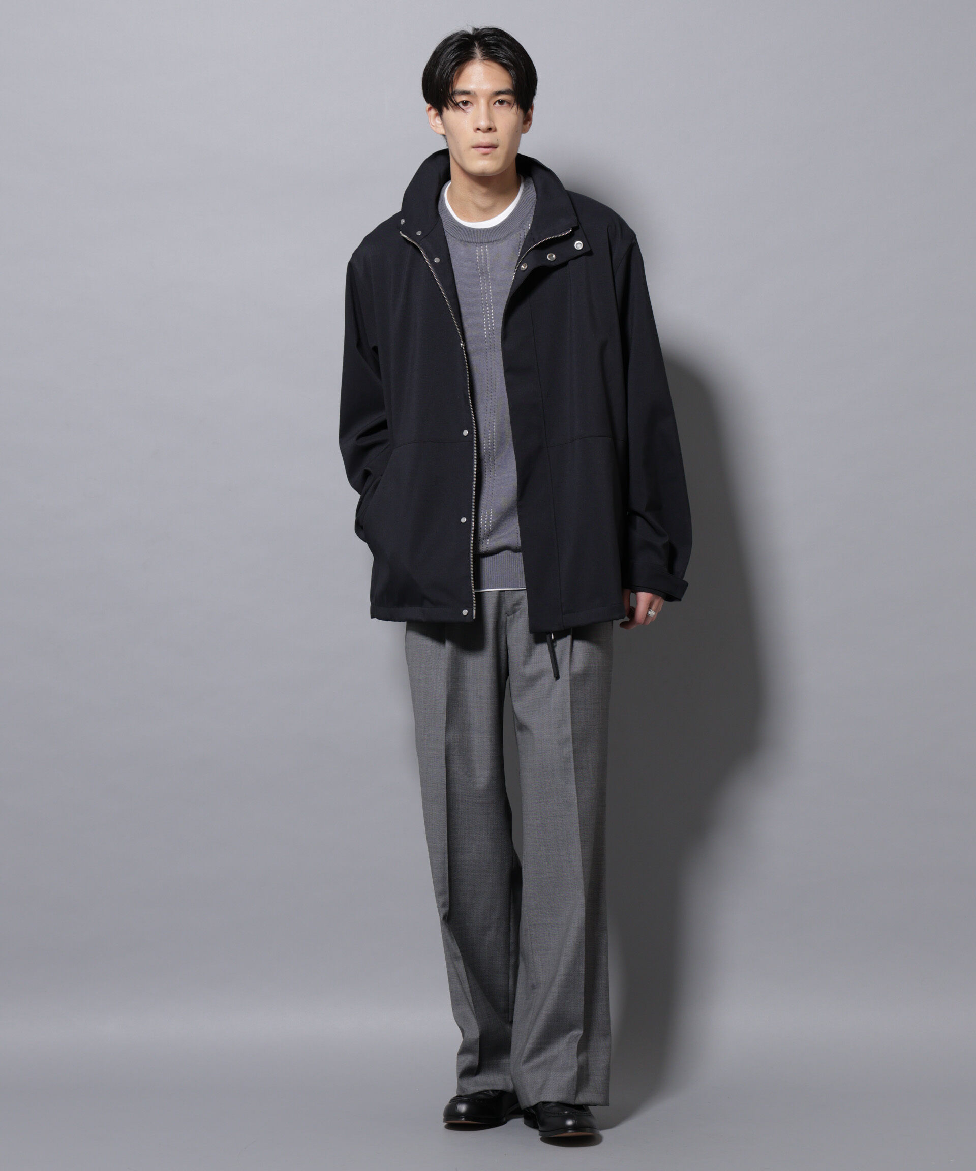 nano･universe「「RainComfortWear」ダントツ撥水透湿コーティング2WAYブルゾン」|ブルゾン・スタジャン|