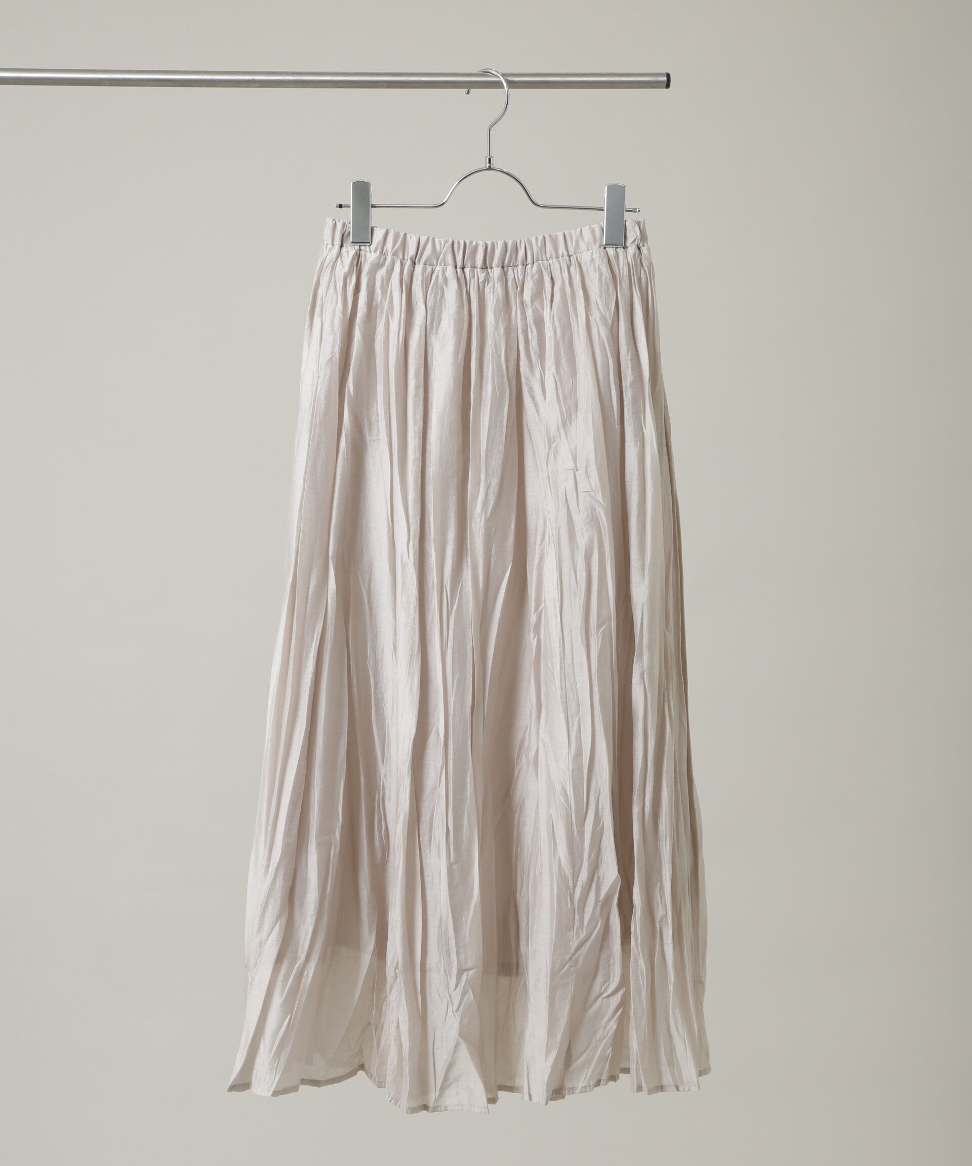 nano･universe「クリンクルシアースカート」|スカート|