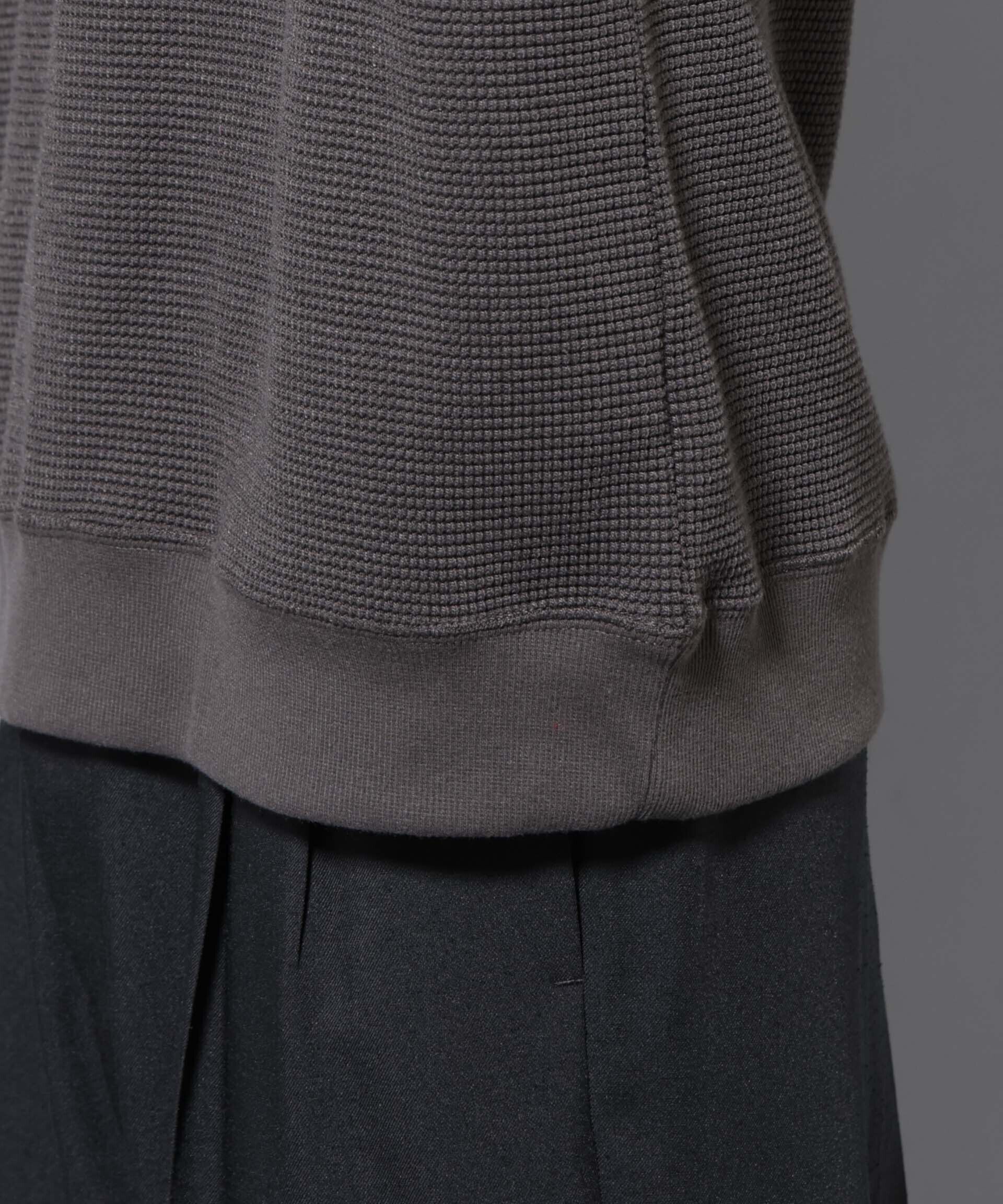 nano･universe「テックワッフルクルーネックＴシャツ」|Tシャツ・カットソー|