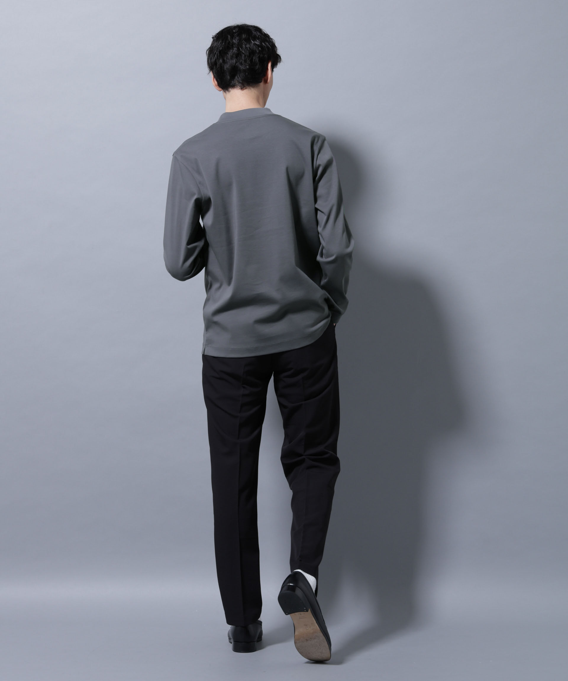 nano･universe「アンチスメルモックネックTシャツ 長袖」|Tシャツ・カットソー|