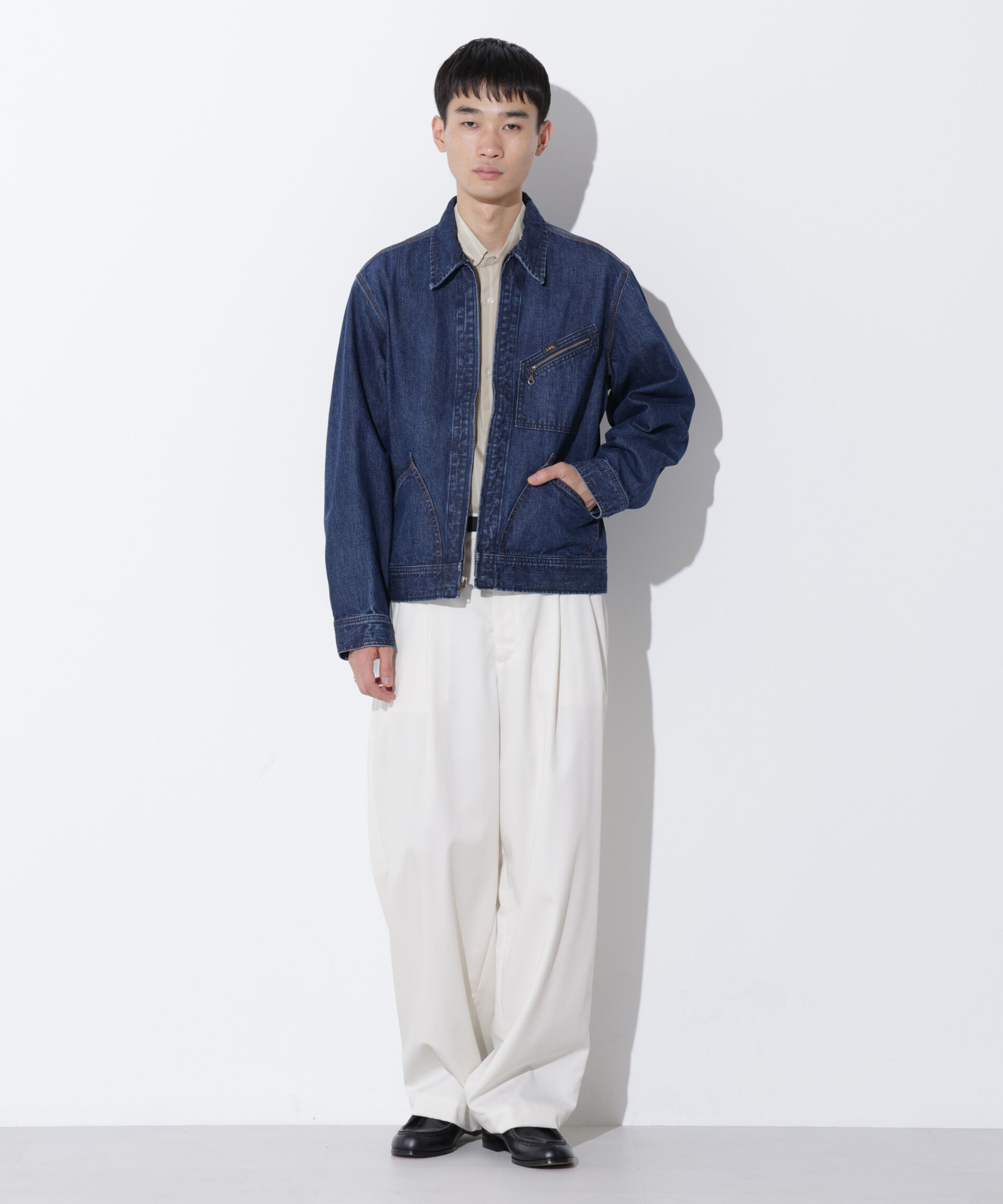nano･universe「LEE/別注 91B ZIP-UPブルゾン」|ブルゾン・スタジャン|