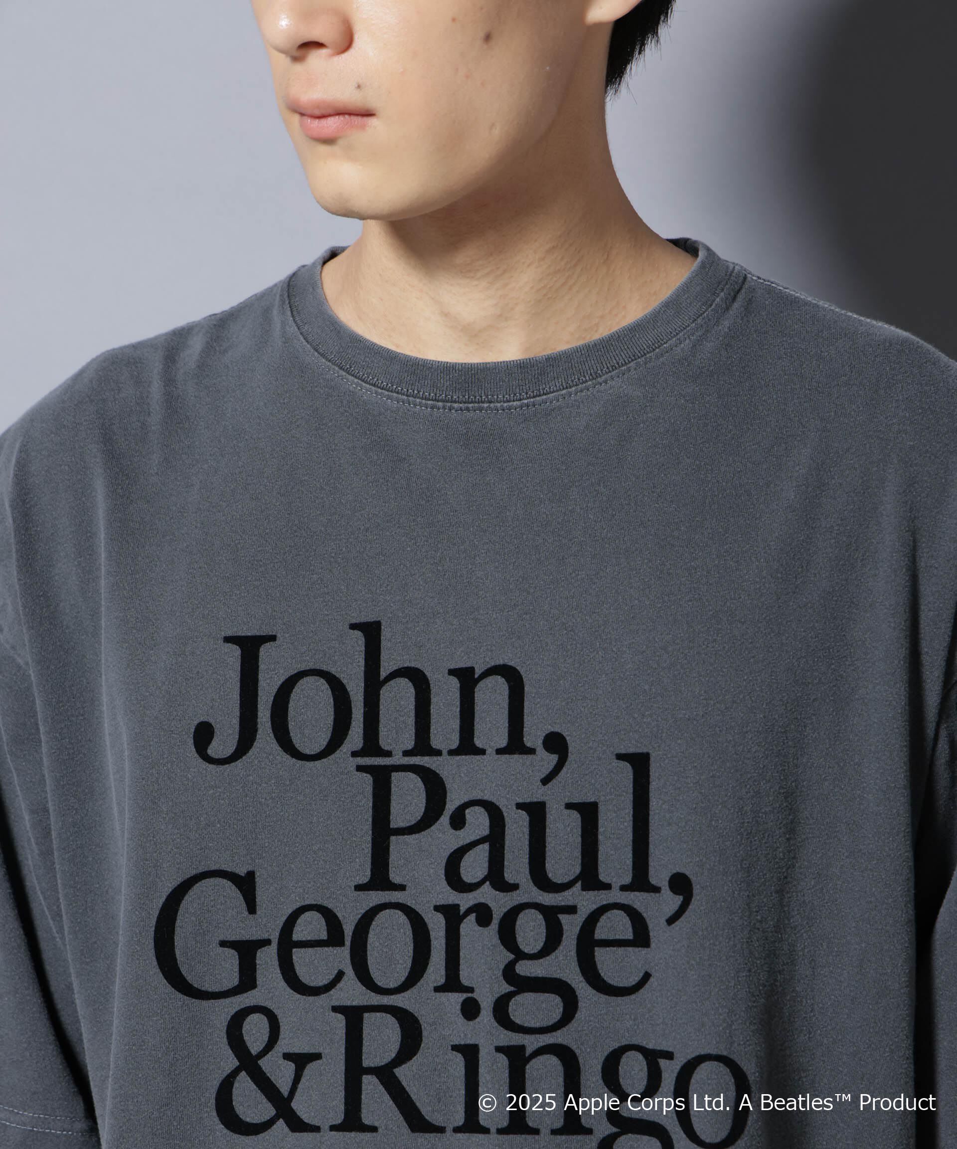 nano･universe「別注GOOD ROCK SPEED BEATLES フロッキープリントTシャツ」|Tシャツ・カットソー|