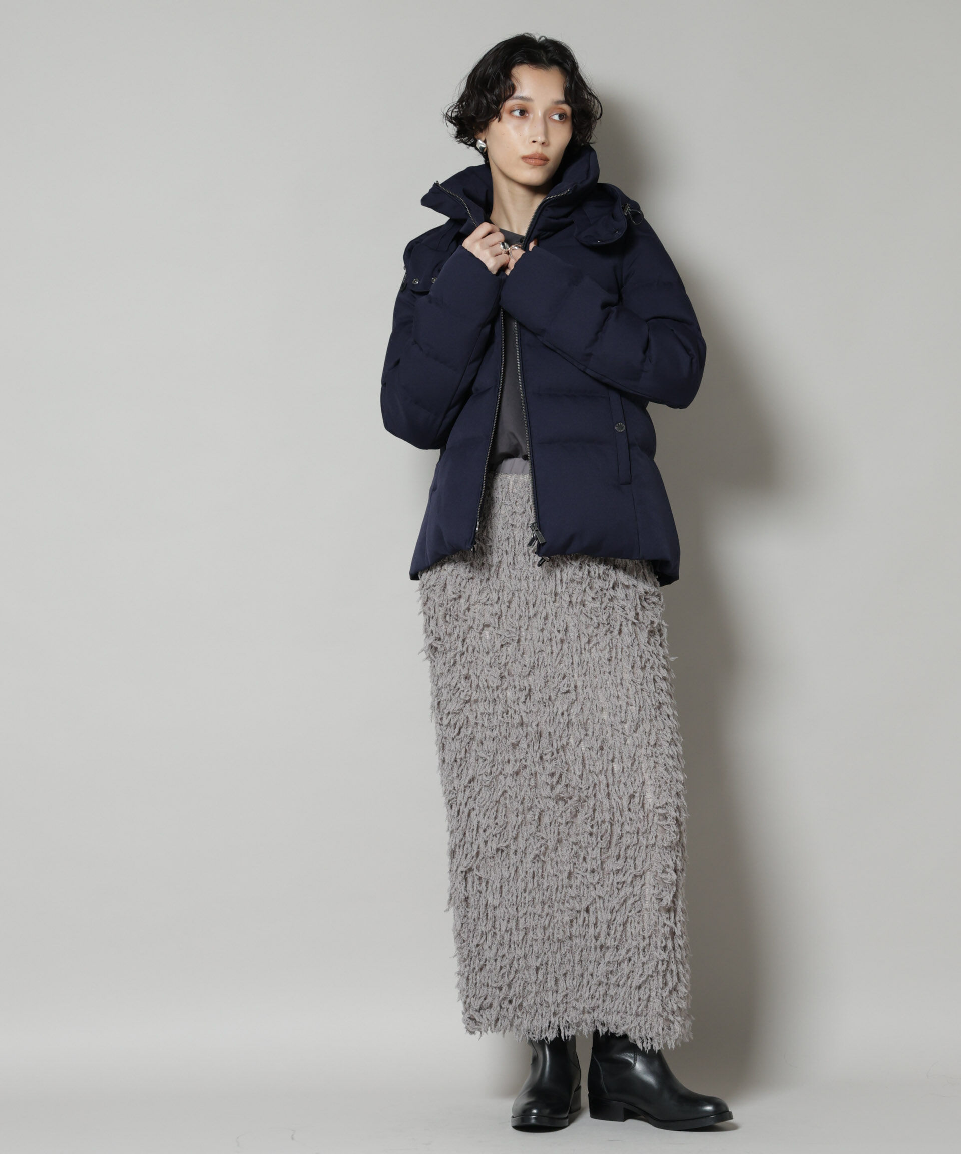 nano･universe「「西川ダウン(R)」サージショートダウン」|ダウン|