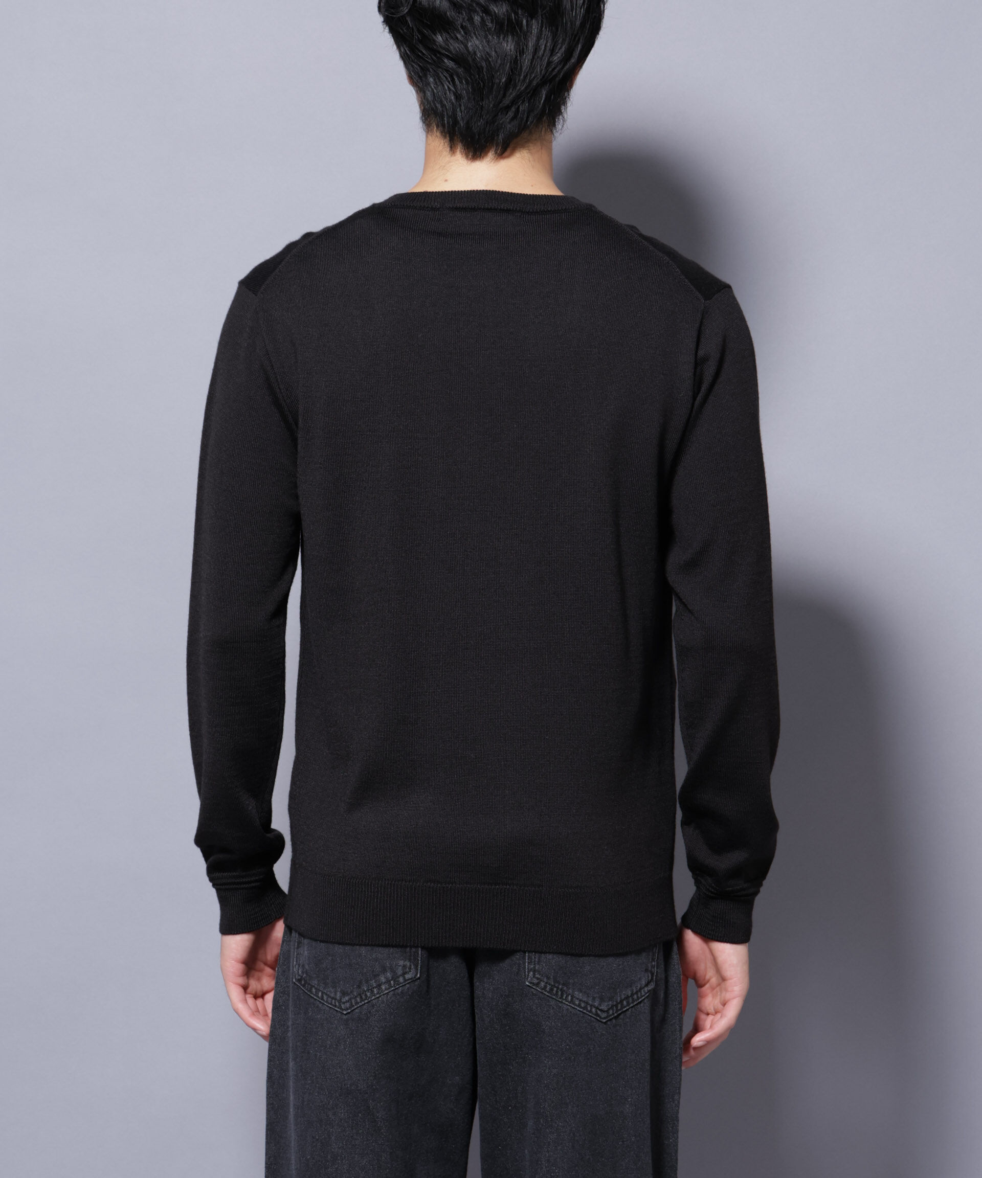 nano･universe「タスマニアミックスクルーネックニット」|ニット・セーター|