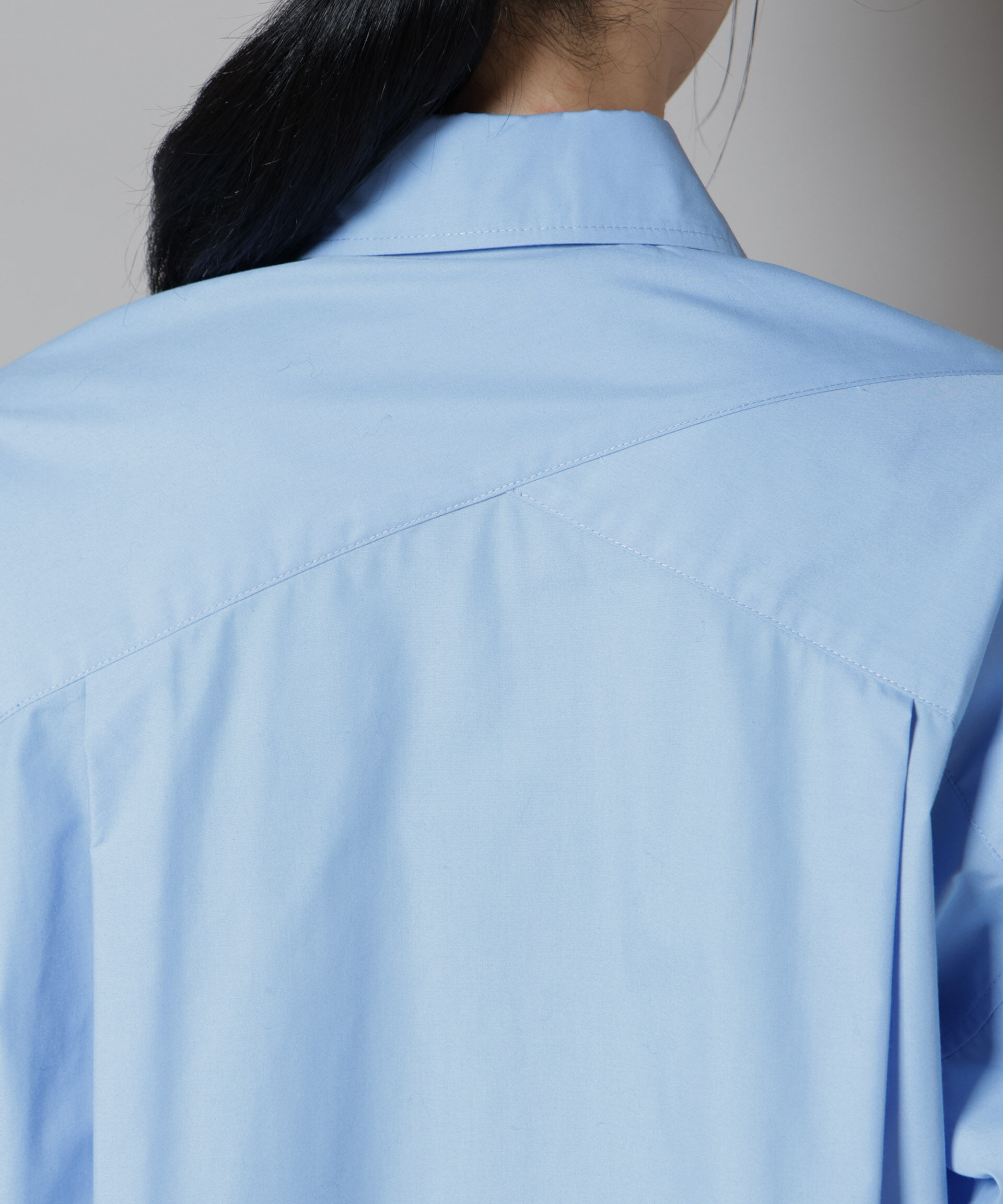 nano･universe「バッククロスオーバーシャツ」|シャツ・ブラウス|