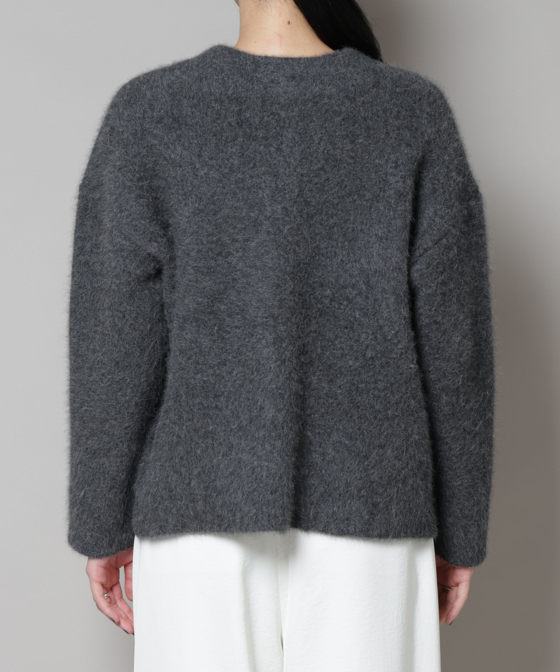 nano･universe「ウォッシャブルフォックスリバーニットジャケット」|ニット・セーター|