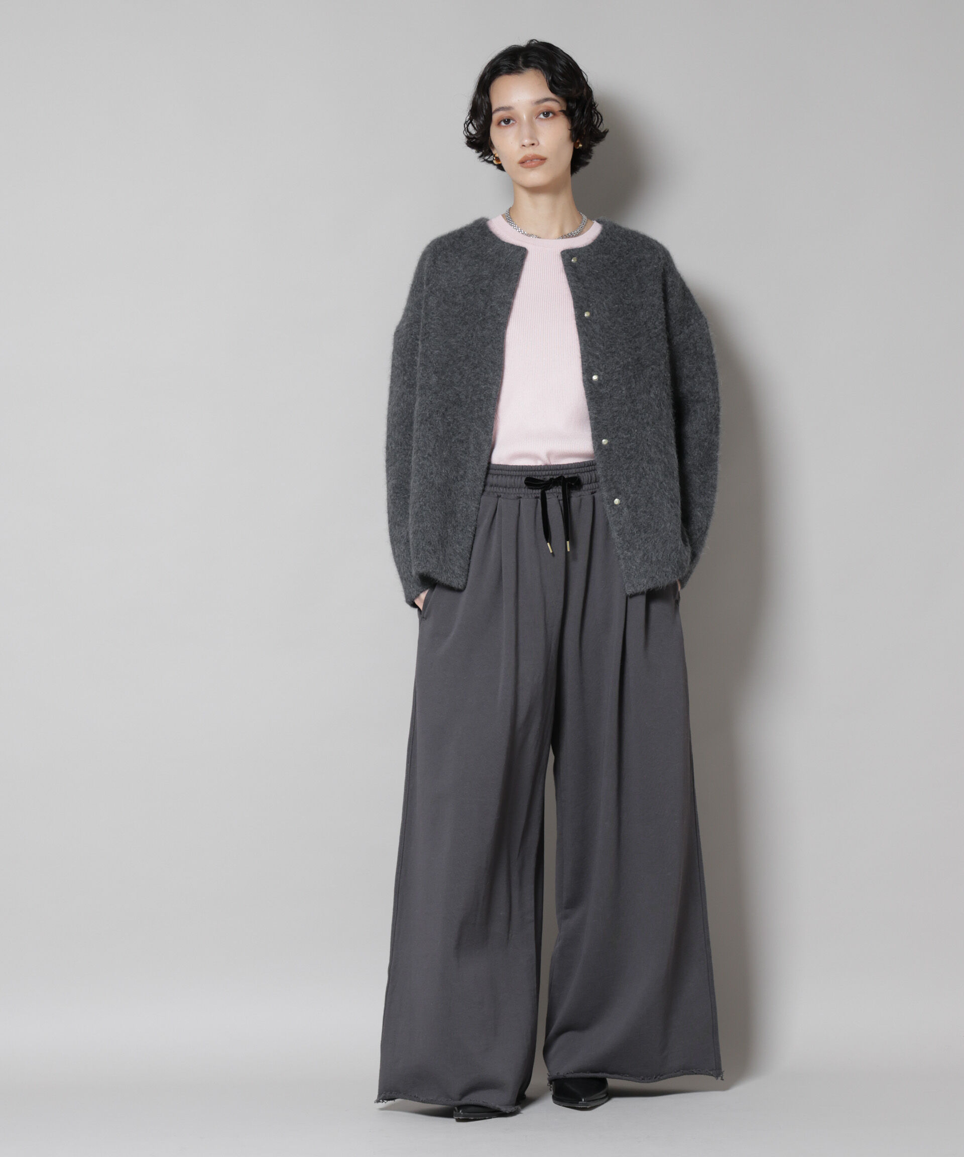 nano･universe「ウォッシャブルフォックスリバーニットジャケット」|ニット・セーター|