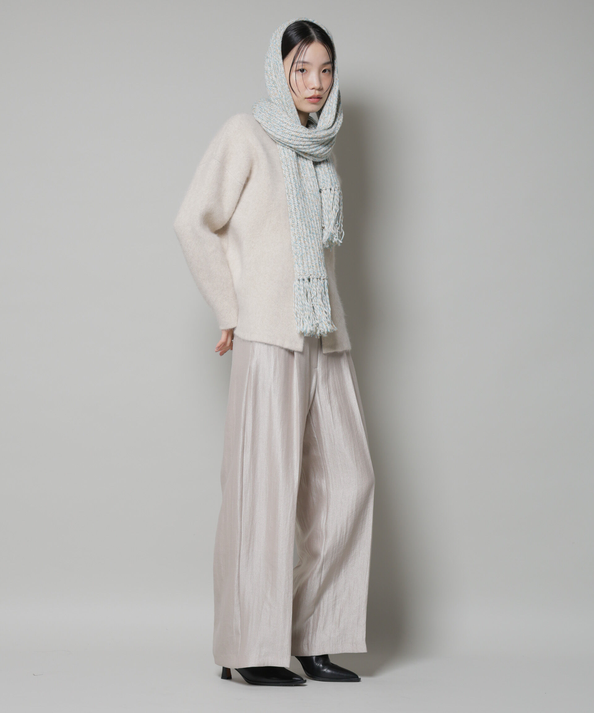 nano･universe「ウォッシャブルフォックスリバーニットジャケット」|ニット・セーター|