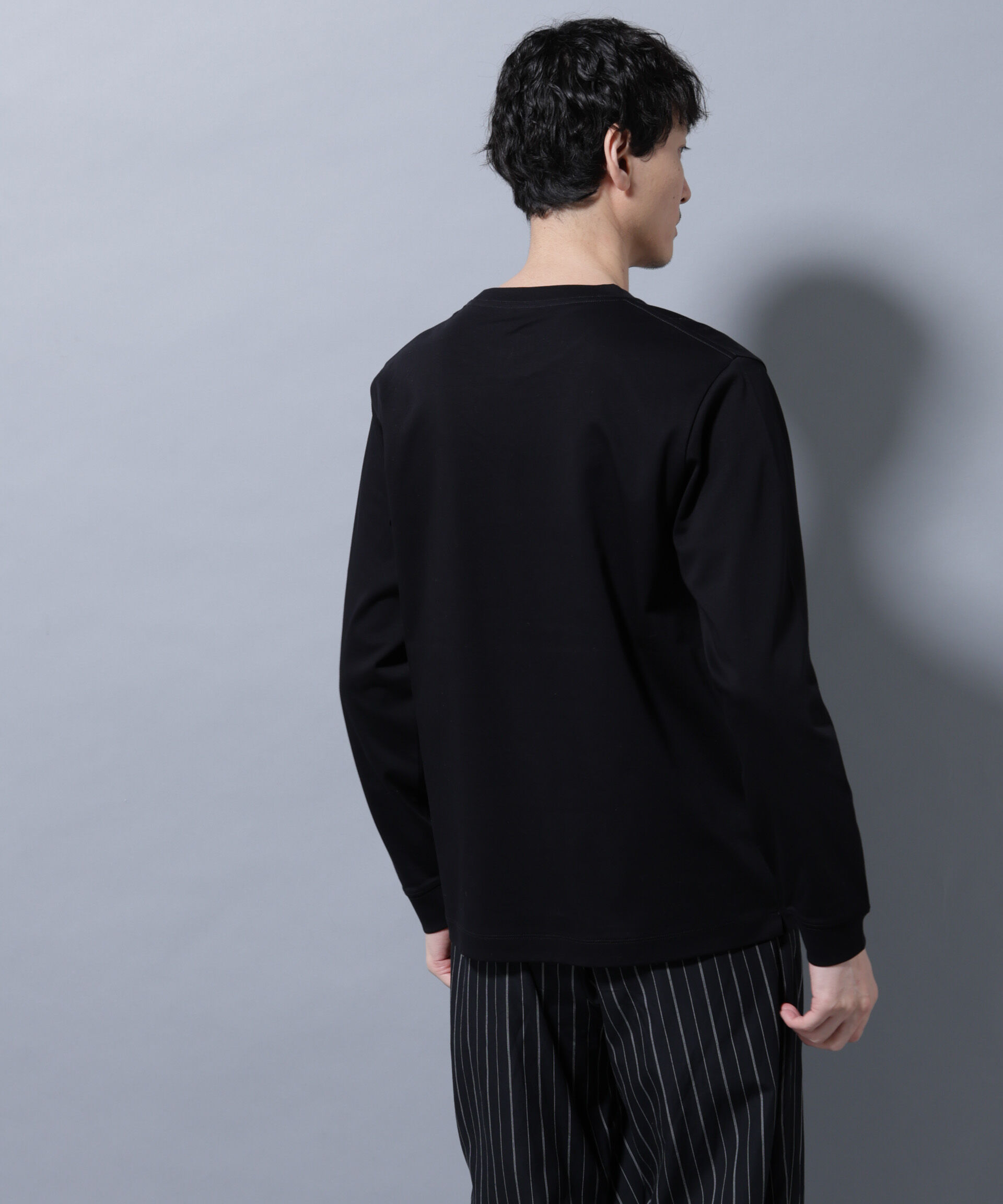 nano･universe「アンチスメルクルーネックTシャツ 長袖」|Tシャツ・カットソー|