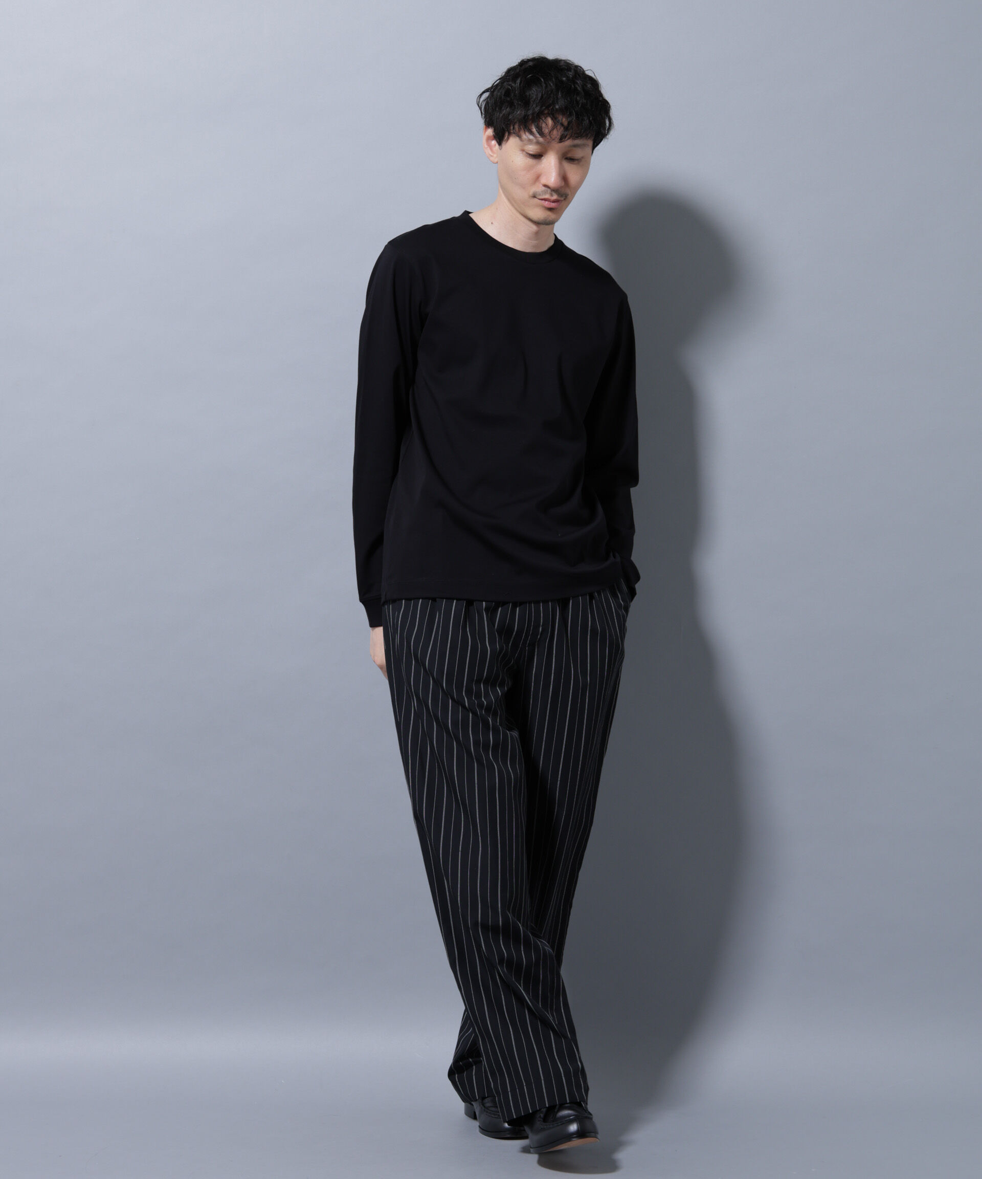 nano･universe「アンチスメルクルーネックTシャツ 長袖」|Tシャツ・カットソー|