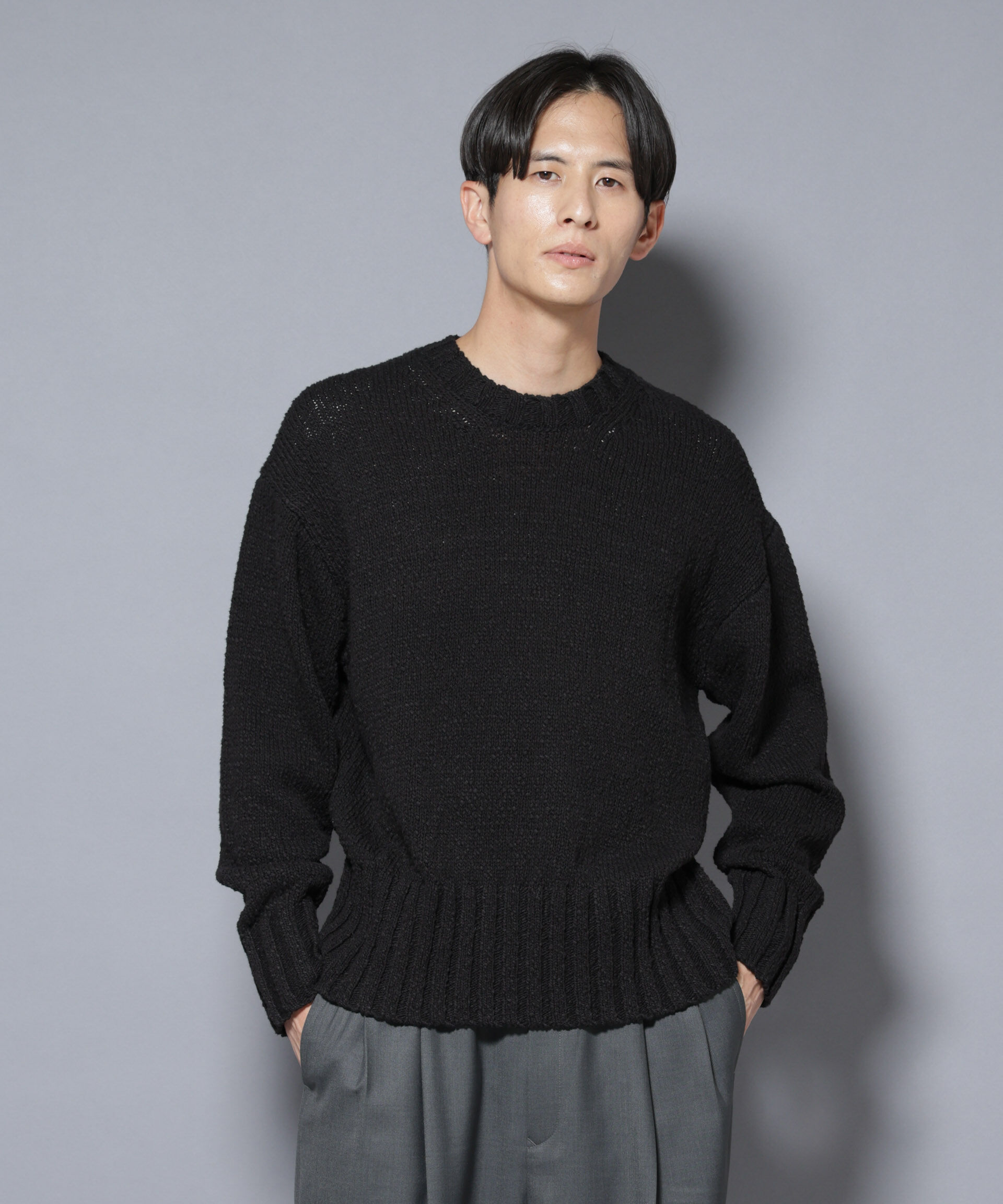 nano･universe「SRUB LILYYARN クルーネックニット」|ニット・セーター|