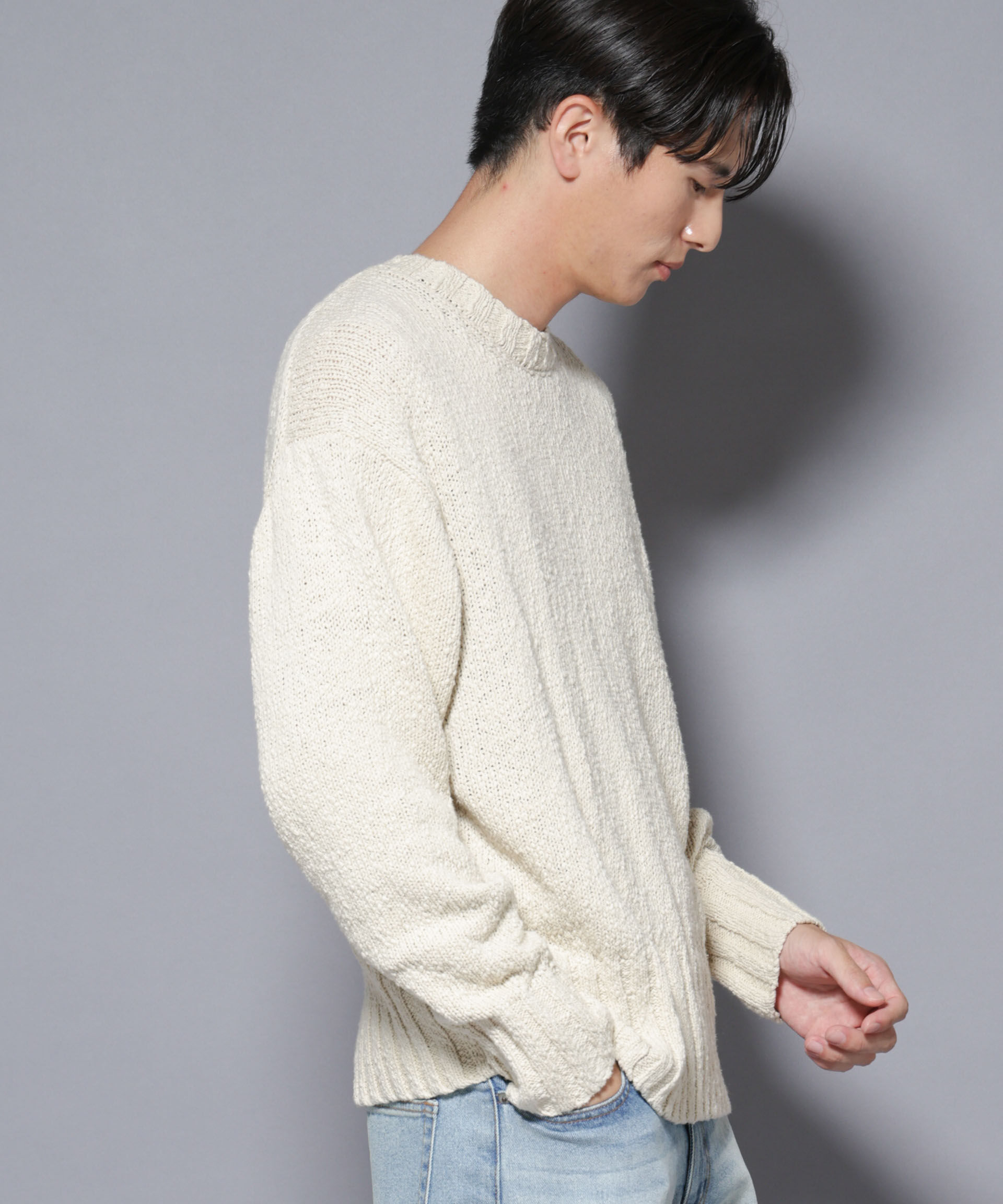 nano･universe「SRUB LILYYARN クルーネックニット」|ニット・セーター|