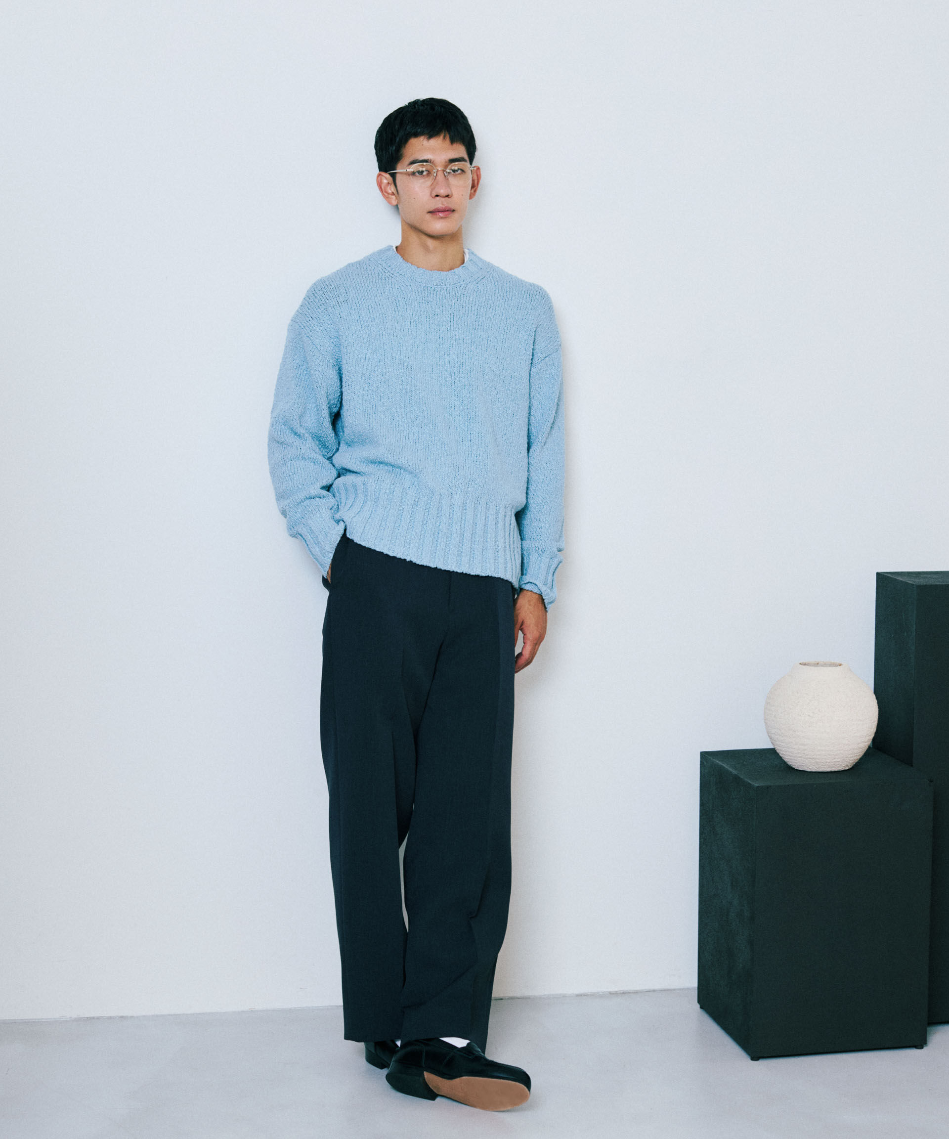 nano･universe「SRUB LILYYARN クルーネックニット」|ニット・セーター|