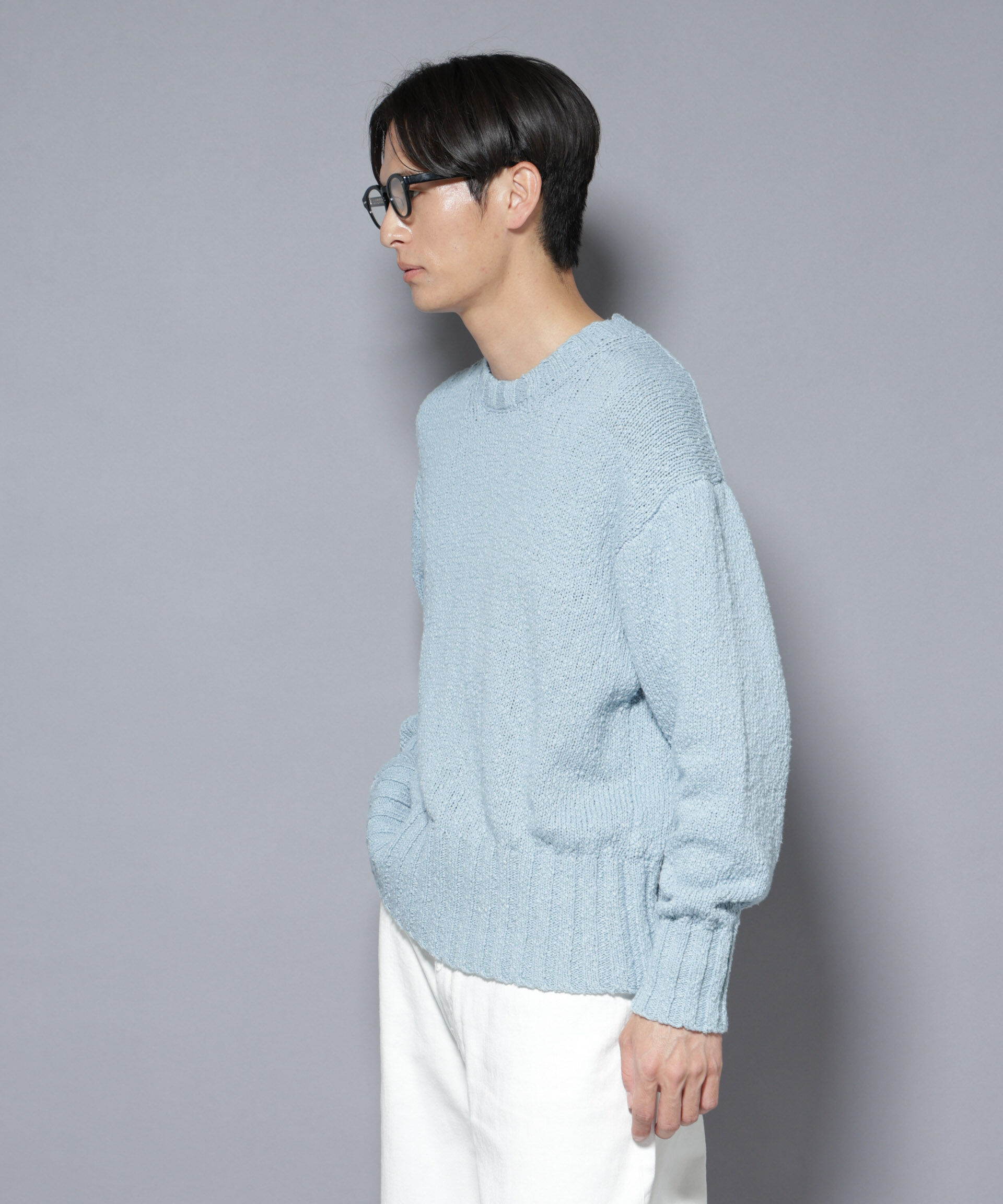 nano･universe「SRUB LILYYARN クルーネックニット」|ニット・セーター|