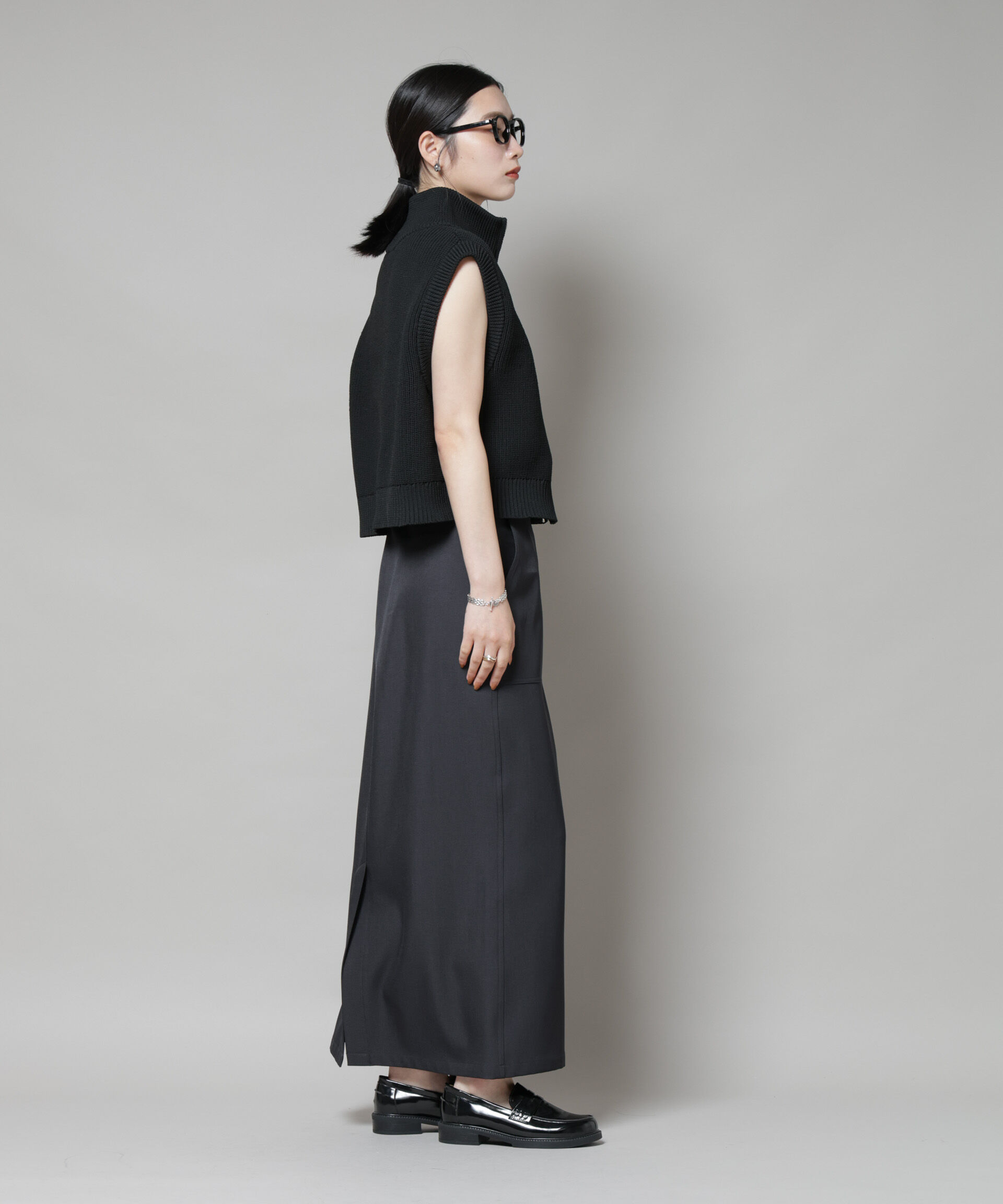 nano･universe「ポケットディティールナロースカート(セットアップ可)」|スカート|