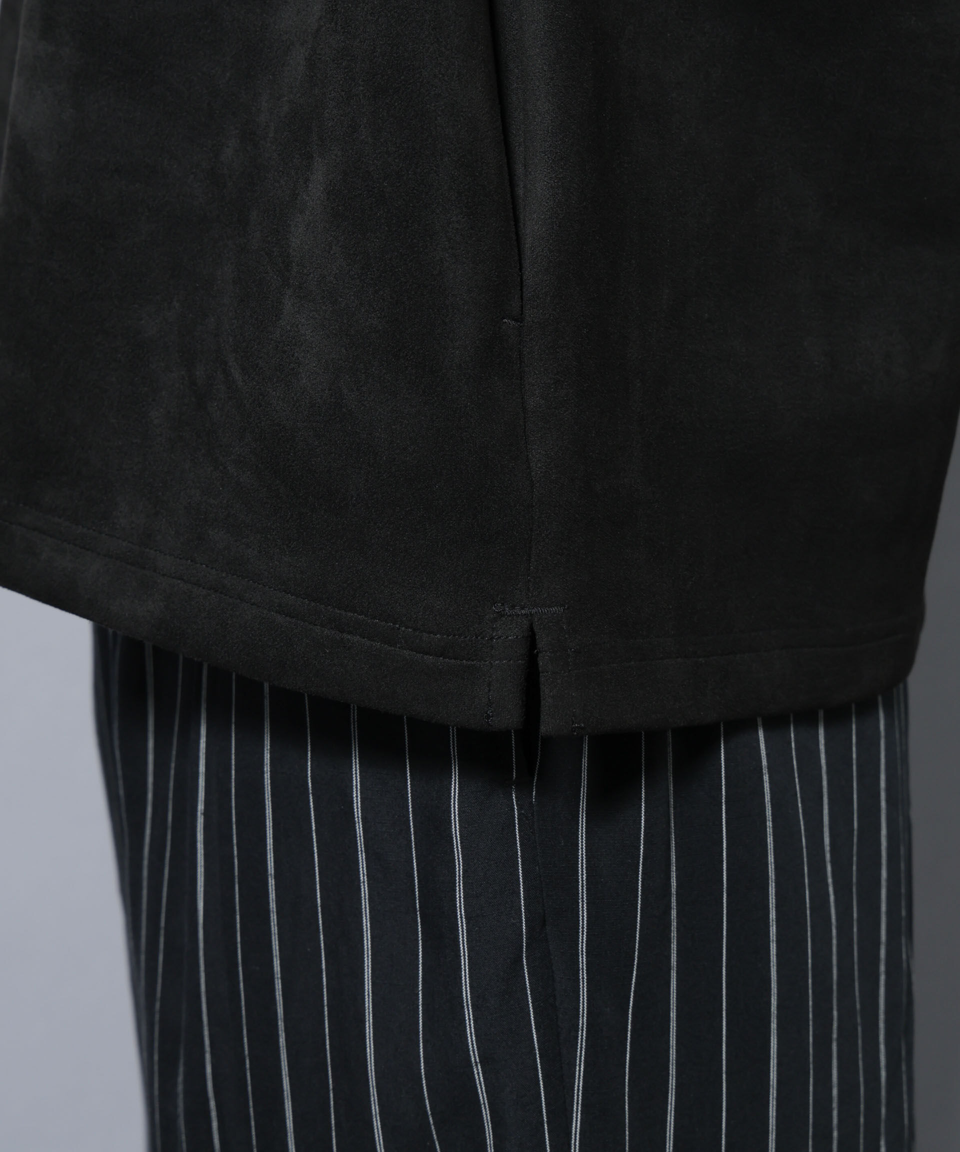 nano･universe「フェイクスエードプルオーバー 長袖」|Tシャツ・カットソー|