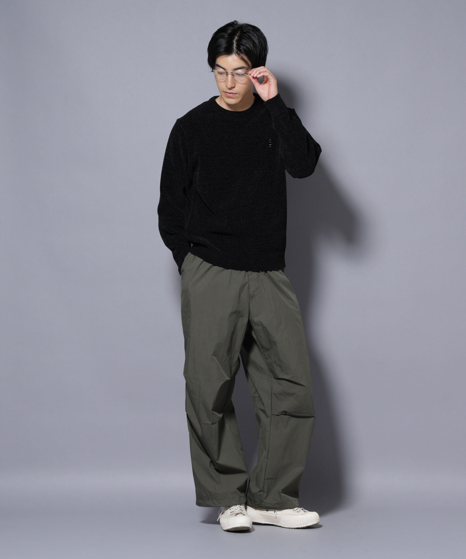 nano･universe「ナノベアモールニットクルーネック 1」|ニット・セーター|