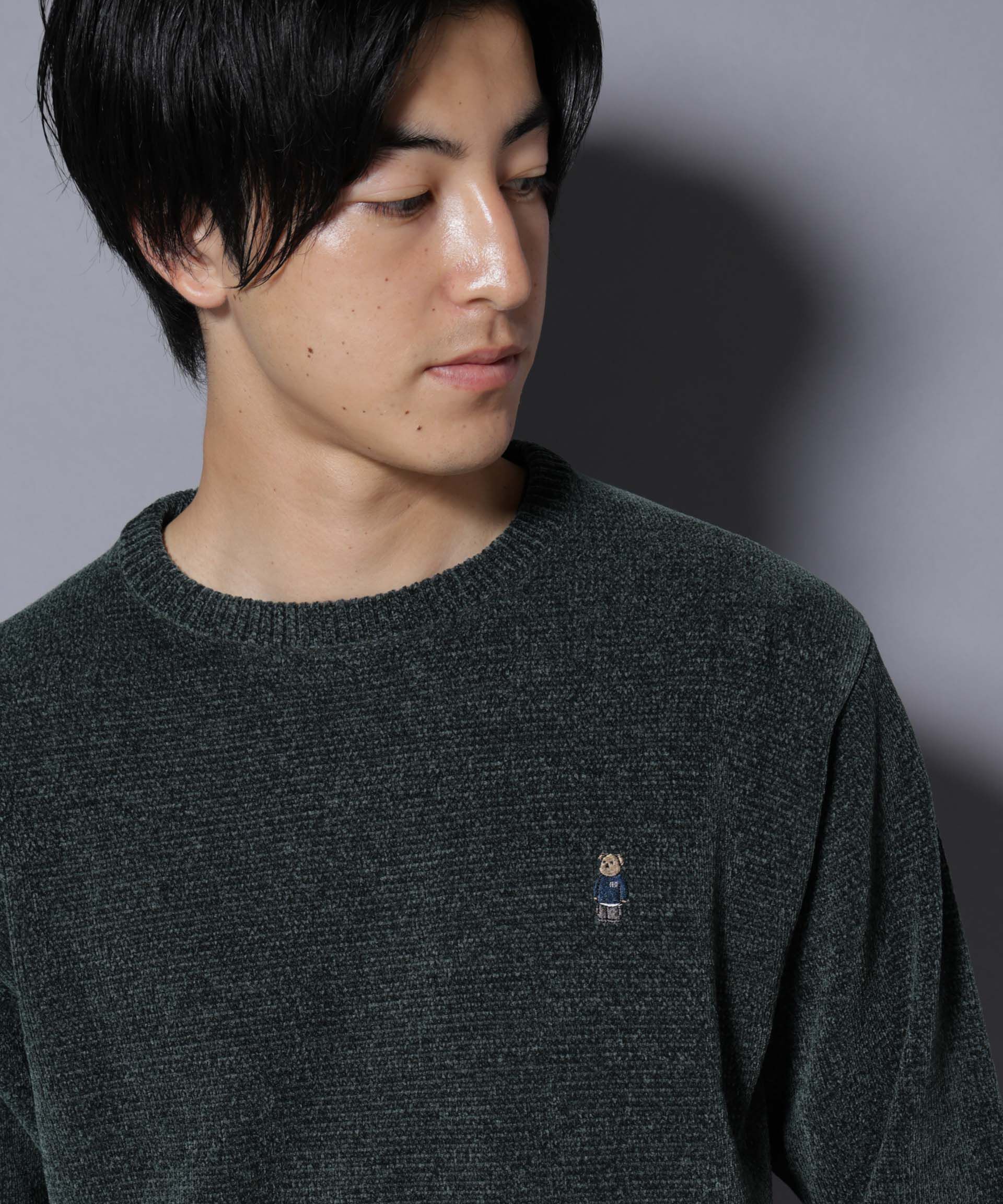 nano･universe「ナノベアモールニットクルーネック 1」|ニット・セーター|