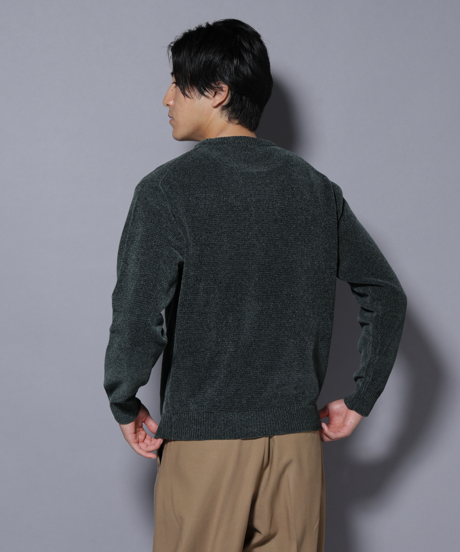 nano･universe「ナノベアモールニットクルーネック 1」|ニット・セーター|