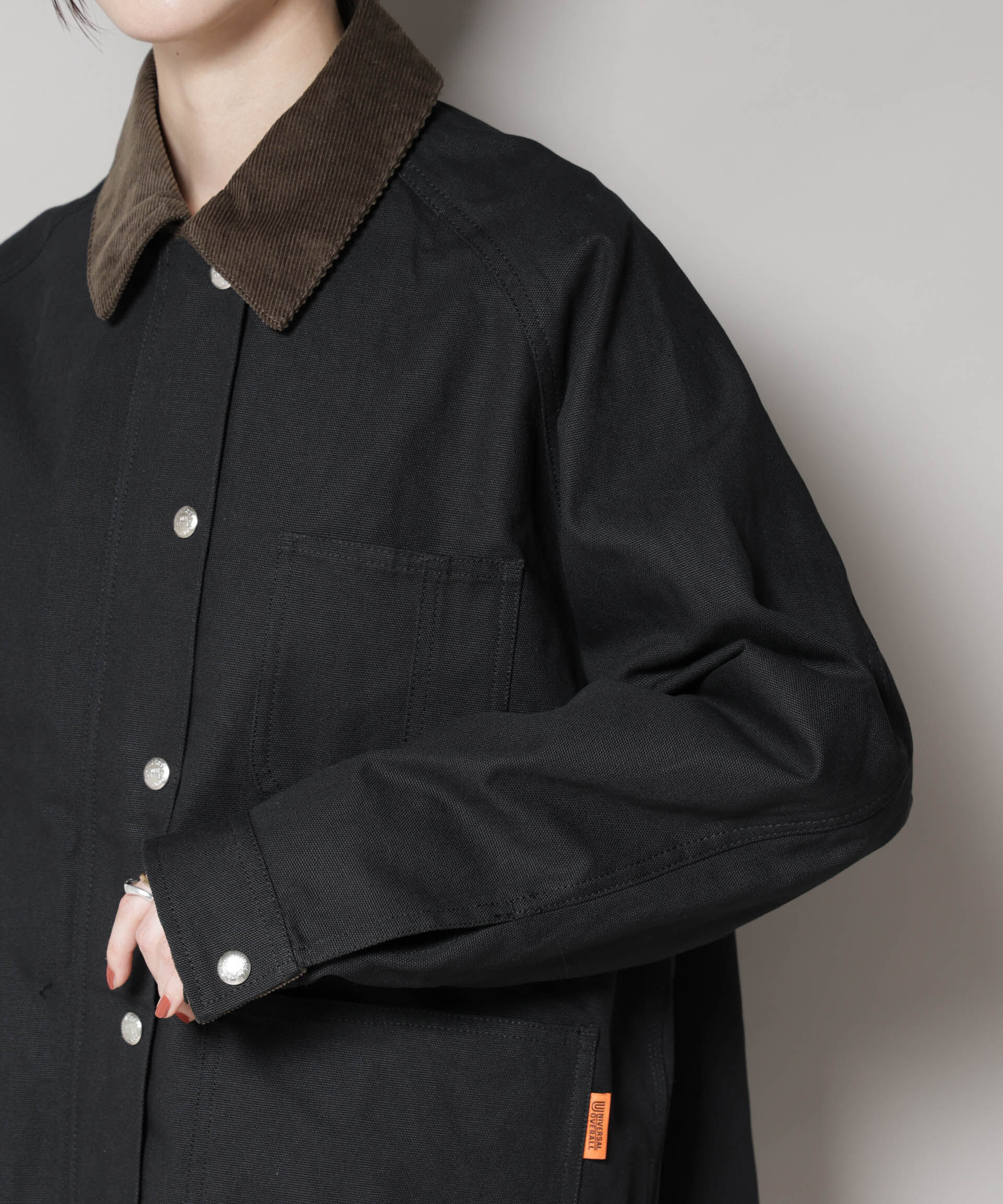nano･universe「UNIVERSAL OVERALL/LINING OX COVERALL」|ブルゾン・スタジャン|