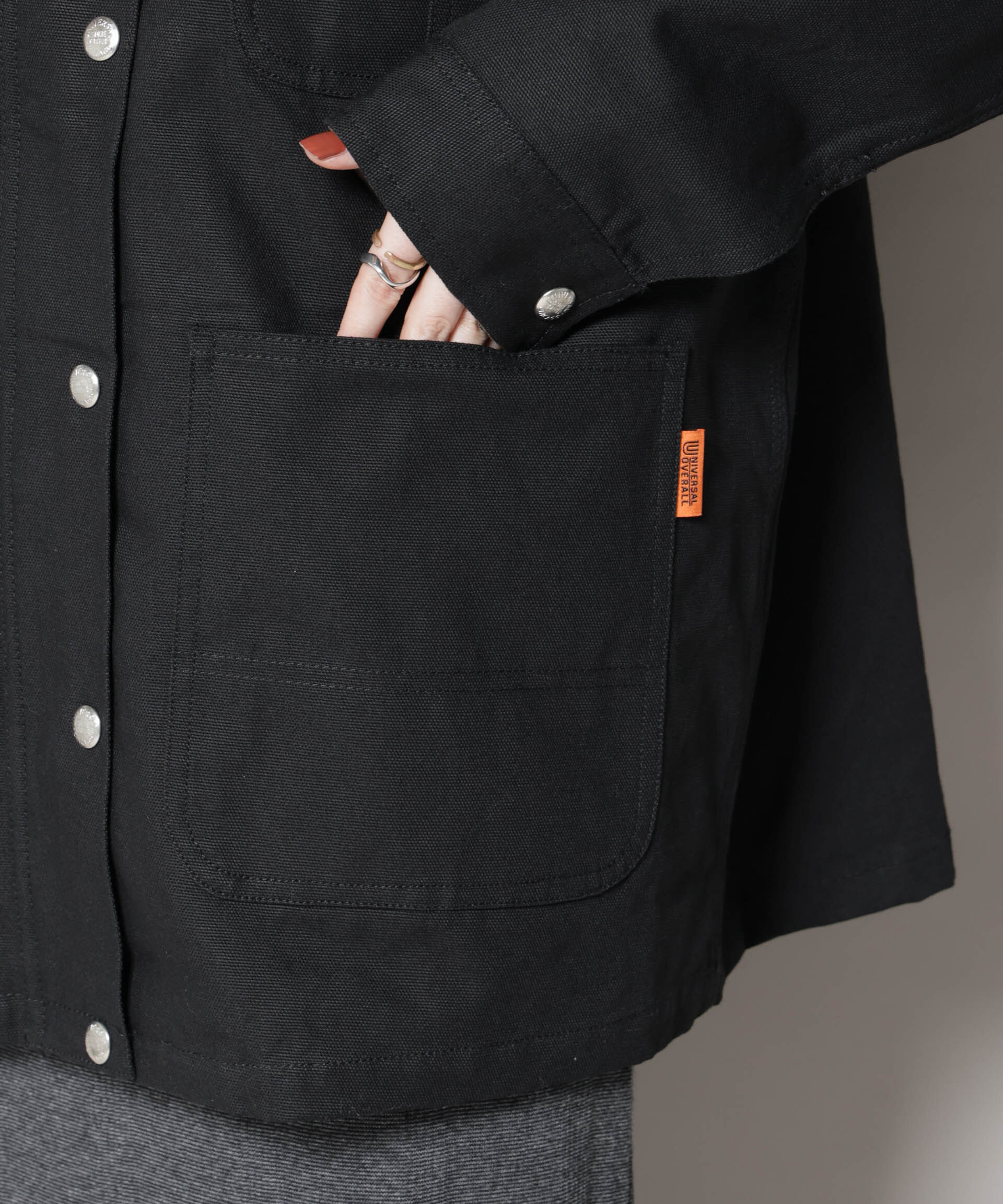nano･universe「UNIVERSAL OVERALL/LINING OX COVERALL」|ブルゾン・スタジャン|