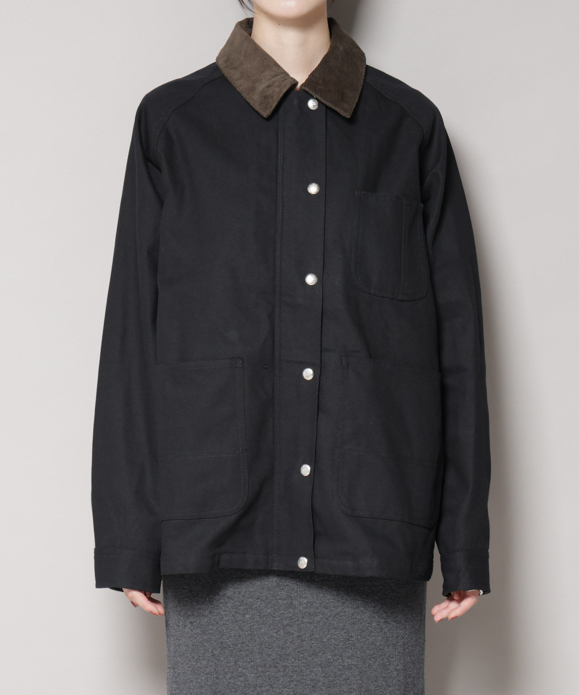 nano･universe「UNIVERSAL OVERALL/LINING OX COVERALL」|ブルゾン・スタジャン|