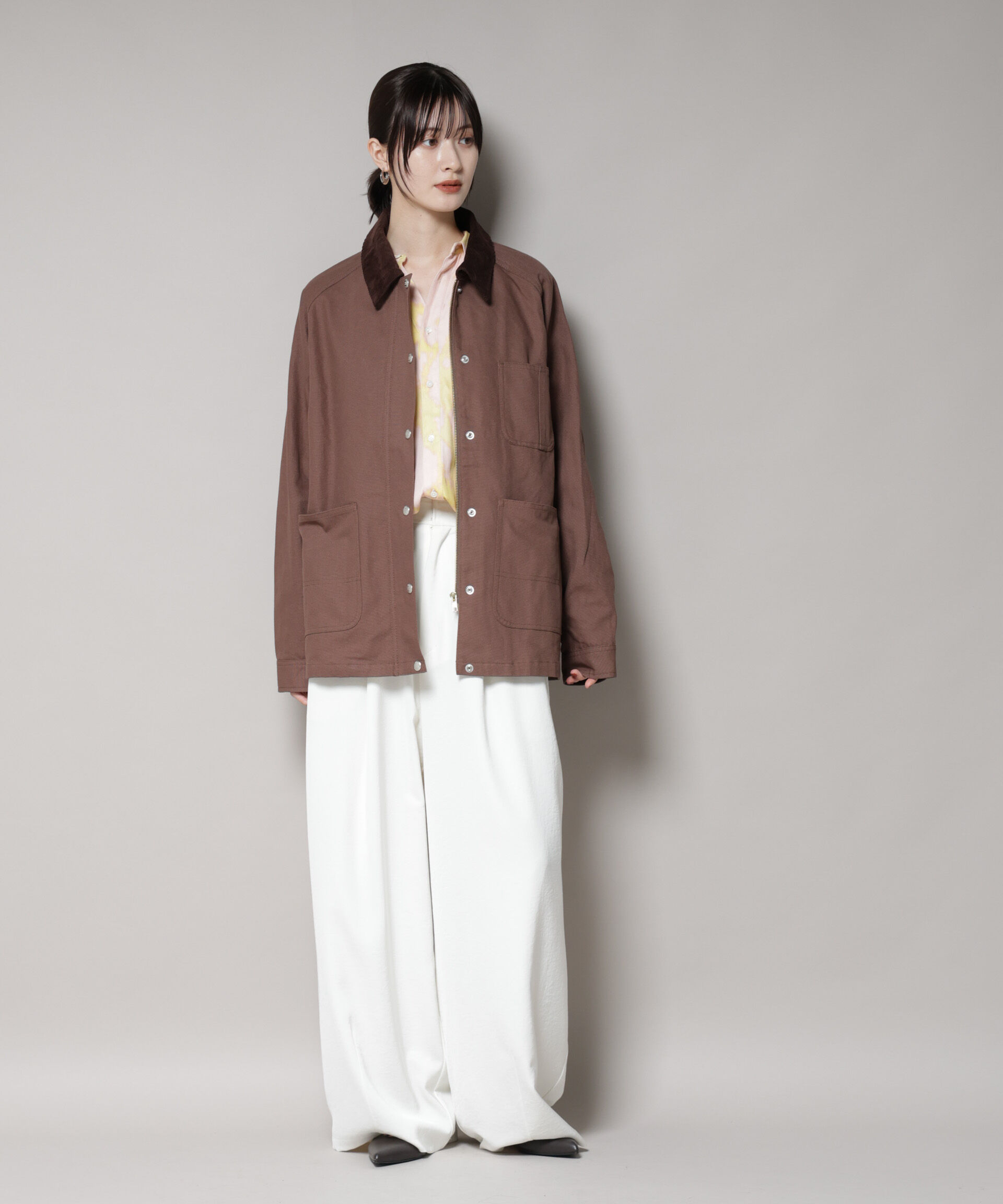 nano･universe「UNIVERSAL OVERALL/LINING OX COVERALL」|ブルゾン・スタジャン|