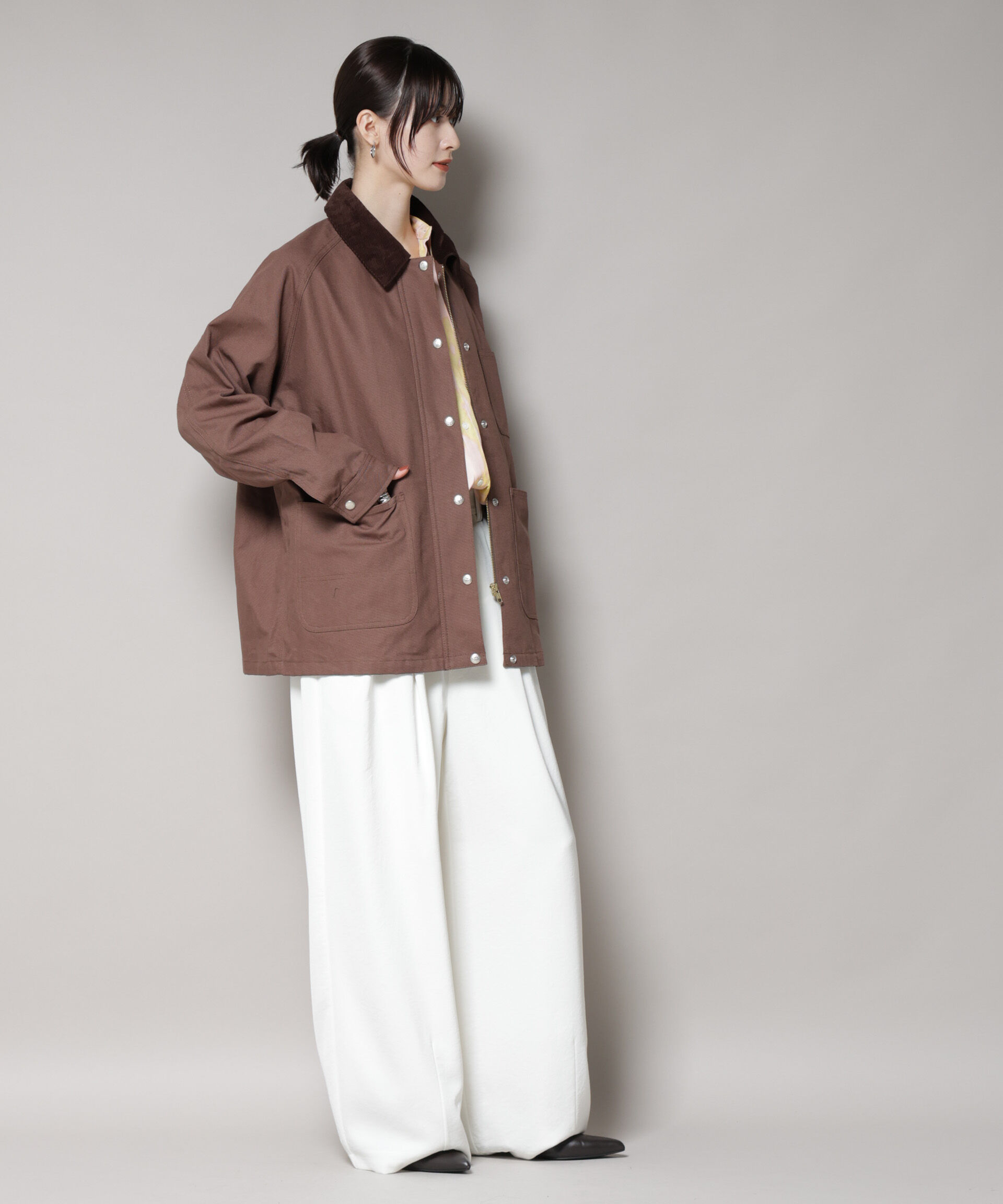nano･universe「UNIVERSAL OVERALL/LINING OX COVERALL」|ブルゾン・スタジャン|