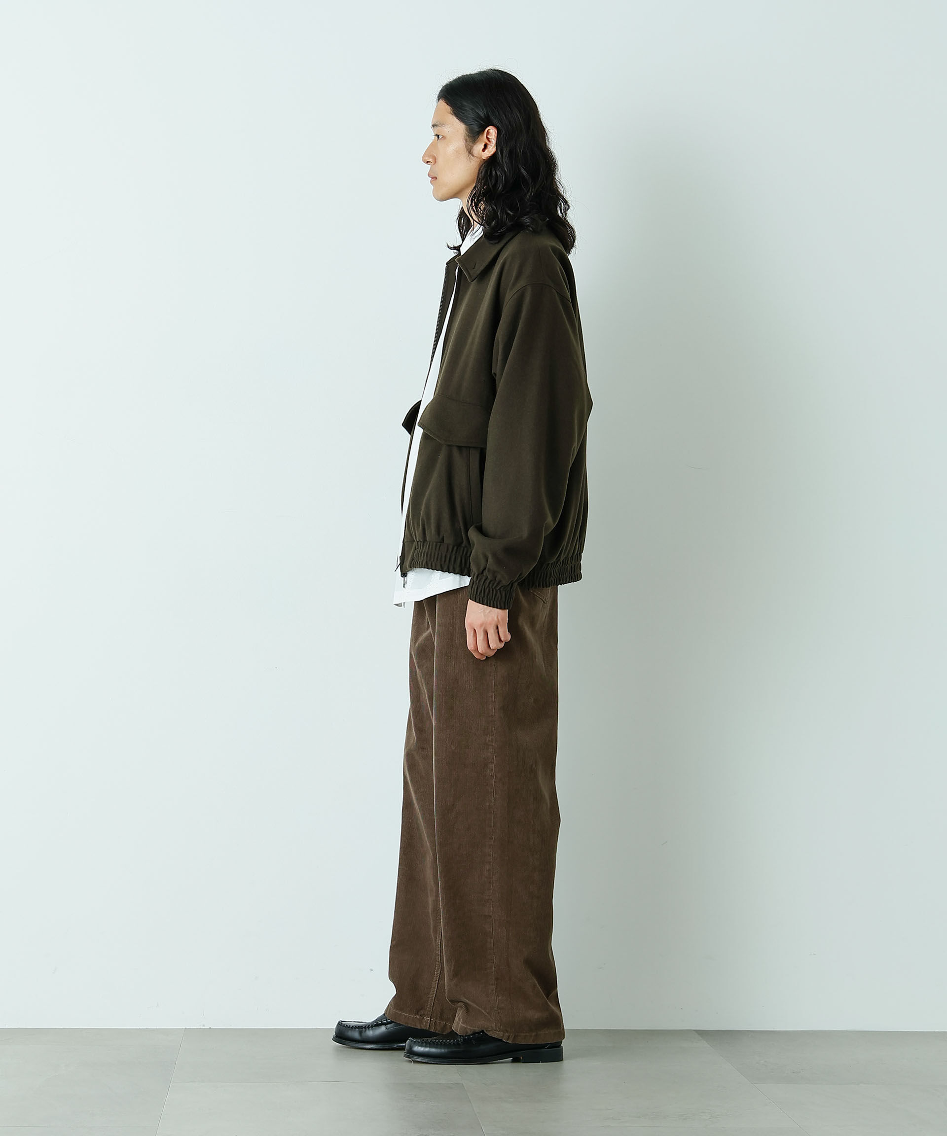 nano･universe「「HOTEL PALACE」ルーズシルエットスイングトップ」|ブルゾン・スタジャン|