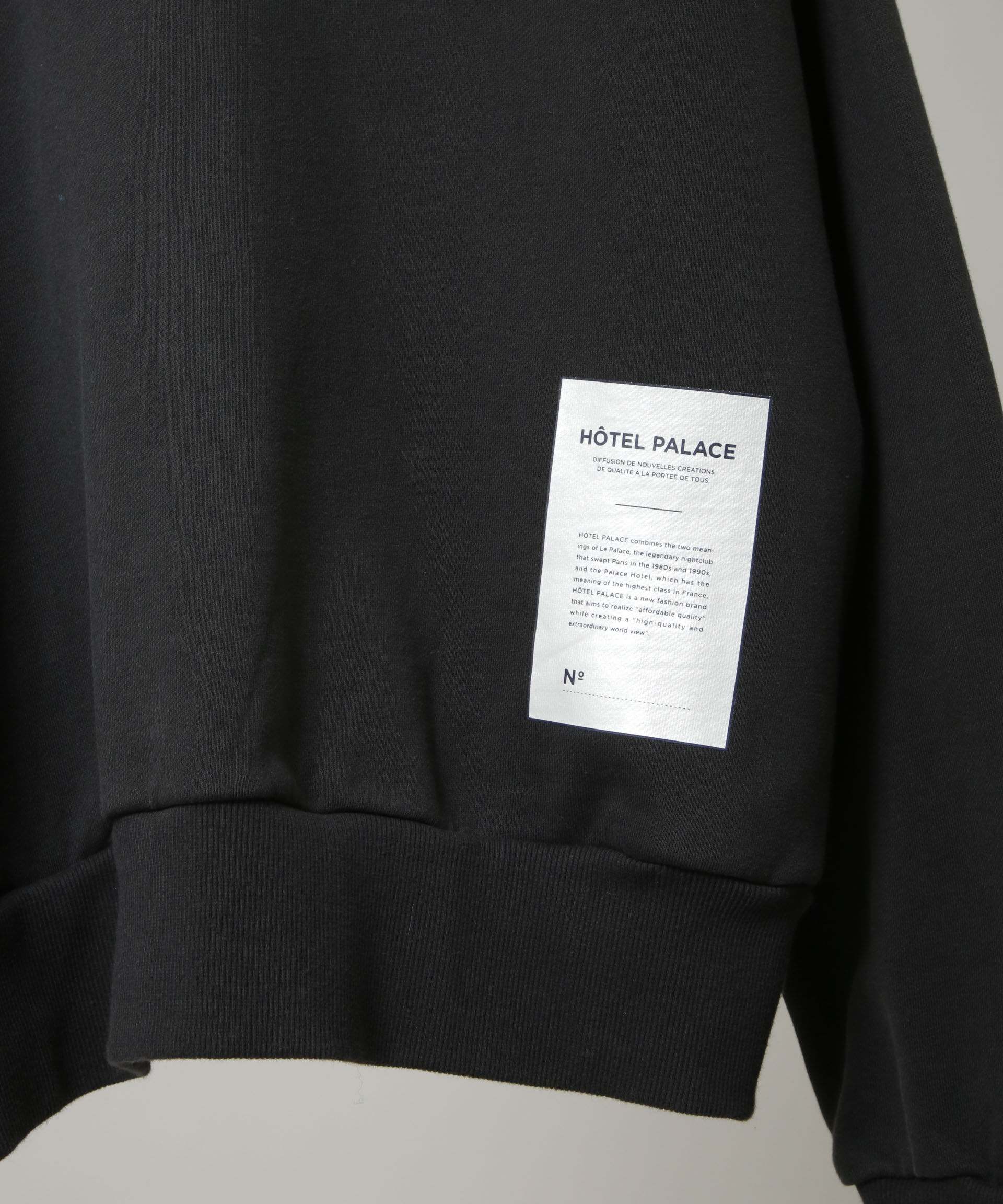 nano･universe「｢HOTEL PALACE｣ スキッパーロゴスウェット」|Tシャツ・カットソー|