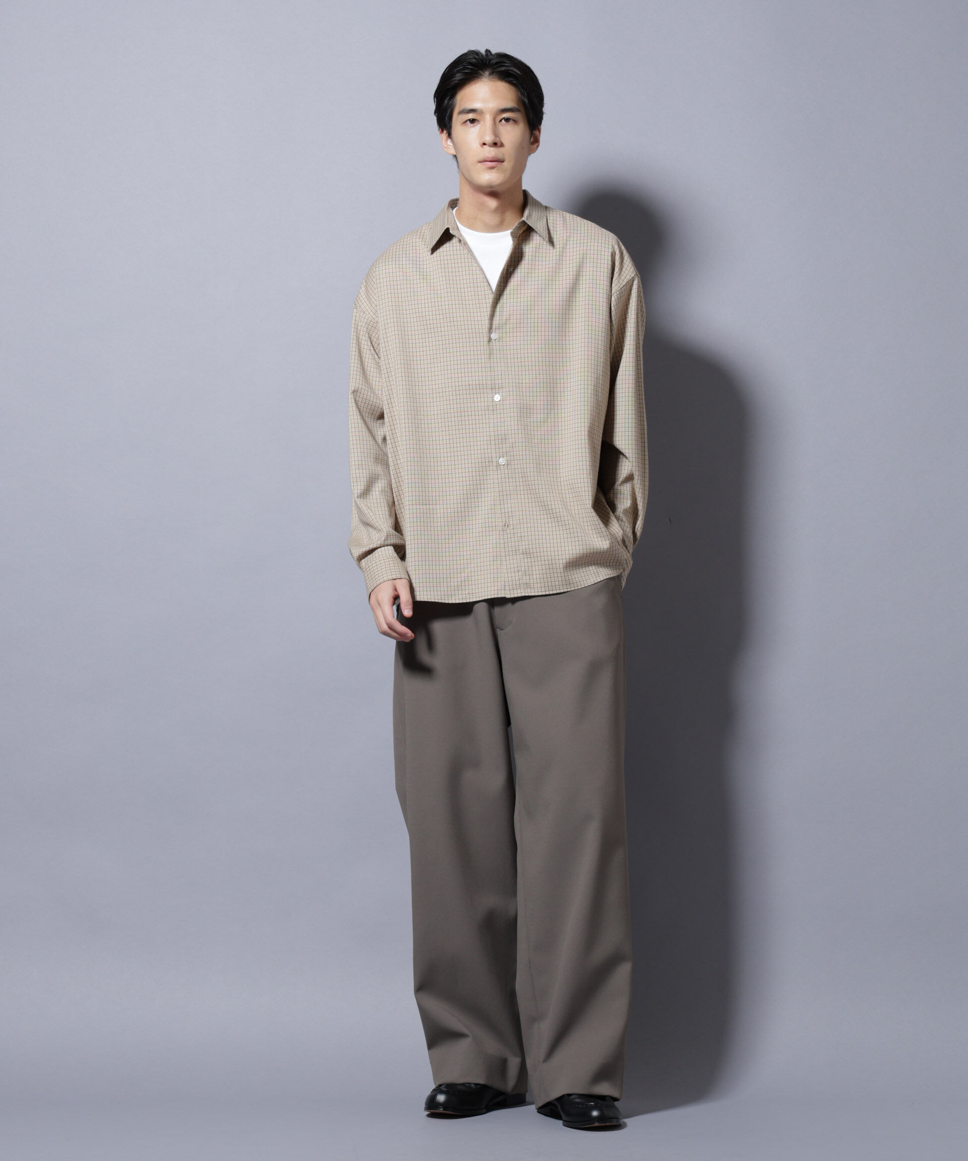 nano･universe「グランパチェックシャツ」|シャツ・ブラウス|