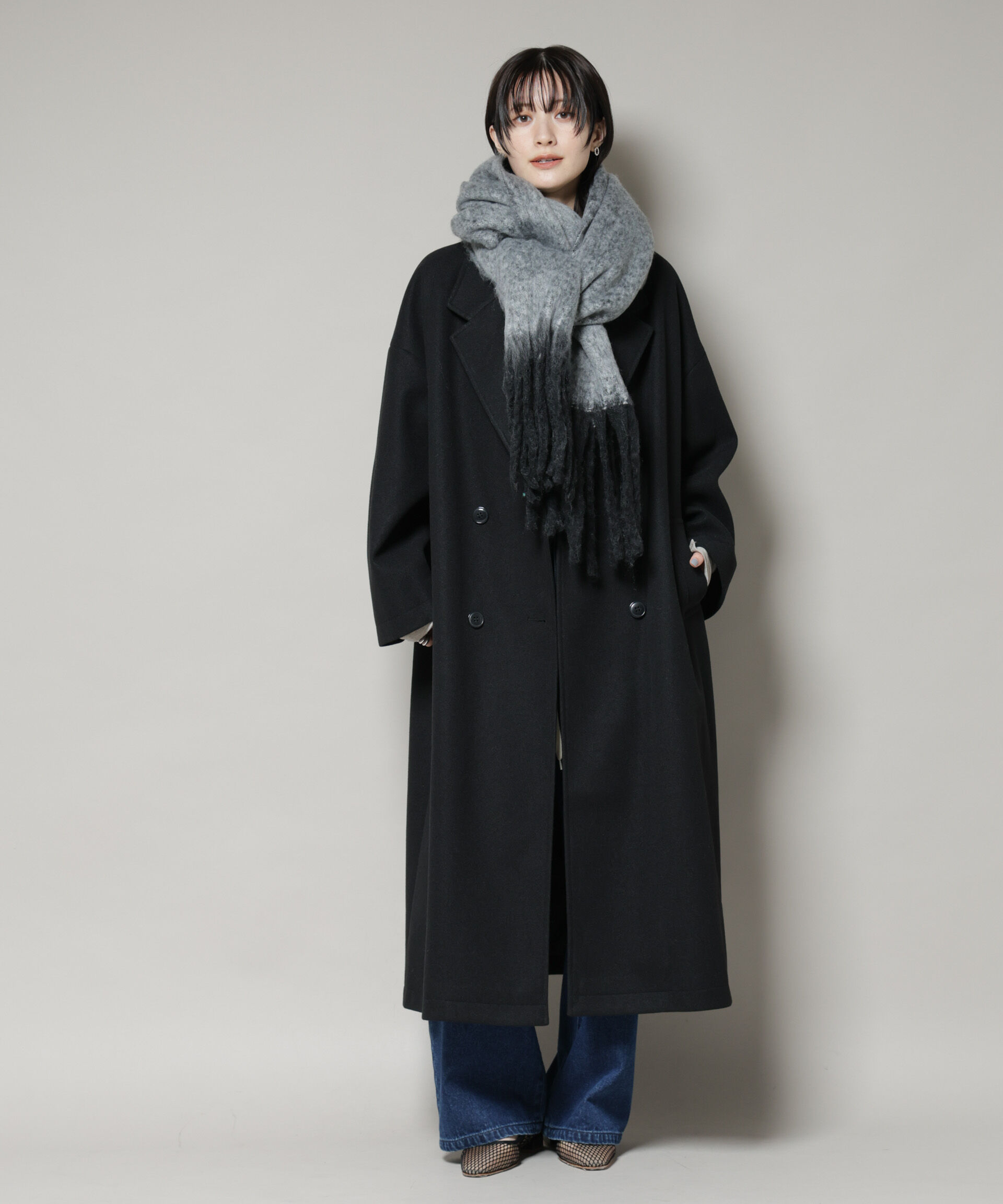 nano･universe「ボリュームマフラー」|マフラー|