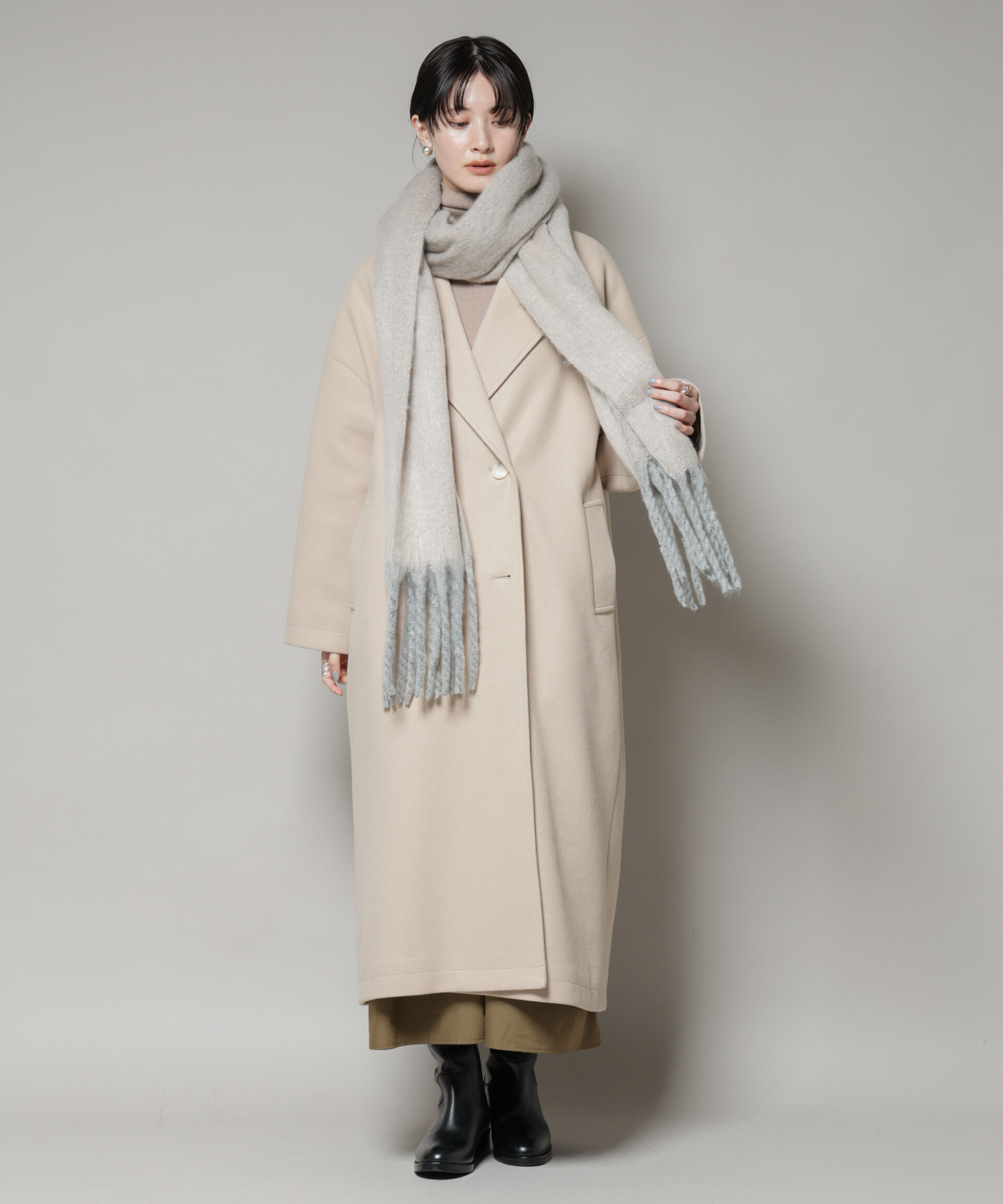 nano･universe「ボリュームマフラー」|マフラー|