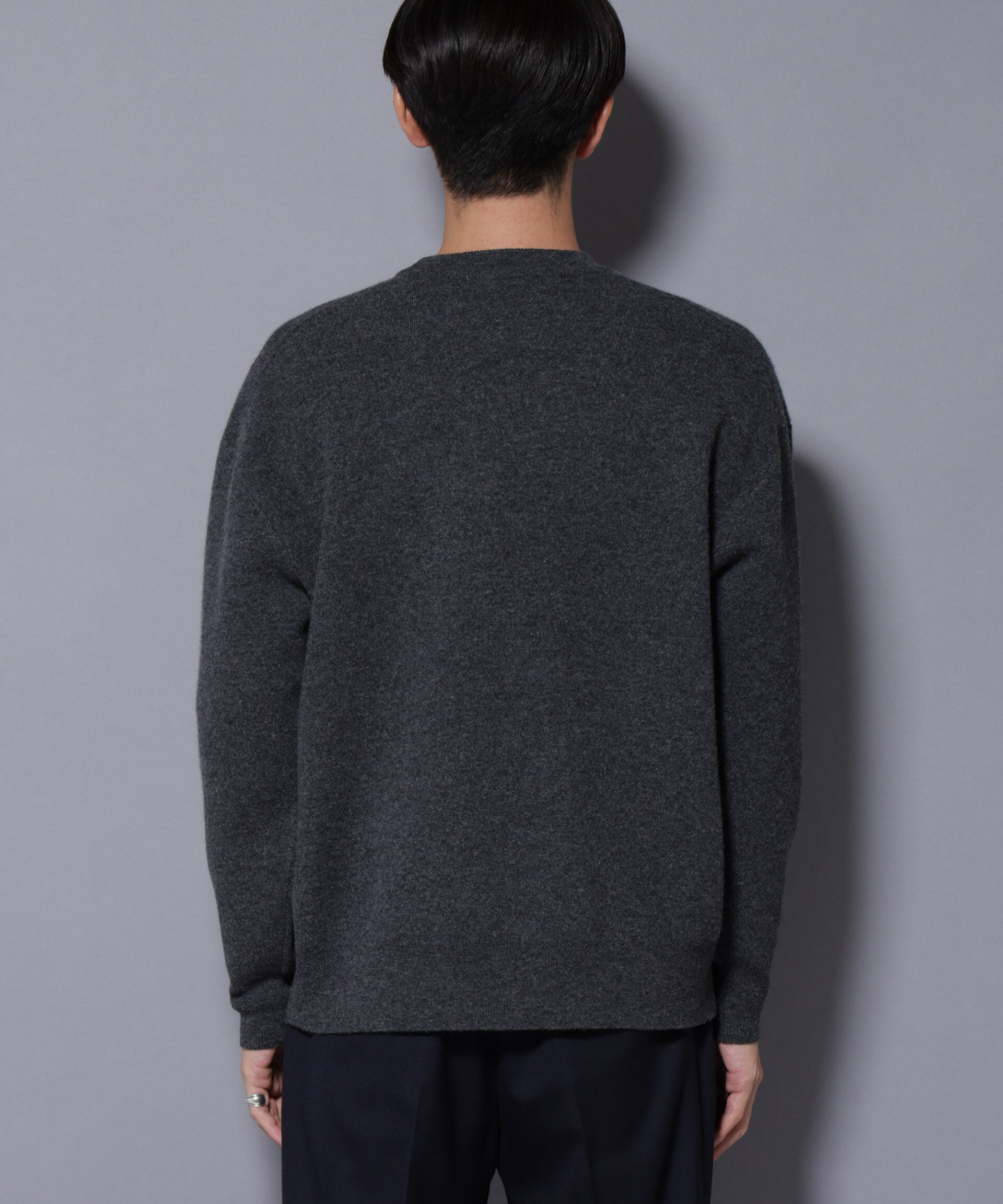 nano･universe「ウールカシミヤクルーネックプルオーバー」|ニット・セーター|