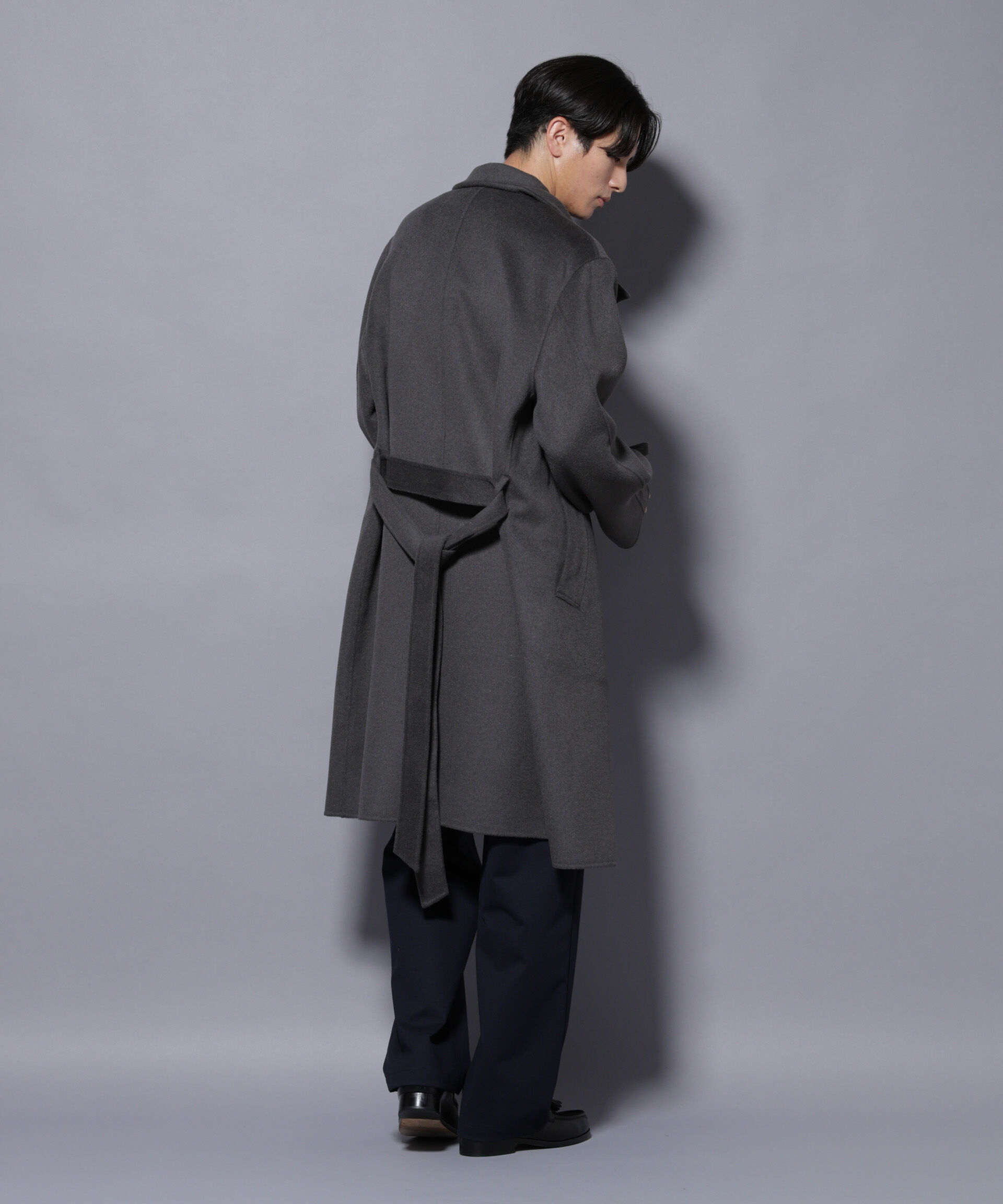 nano･universe「ウールリバースタンドベルテッドコート」|その他|