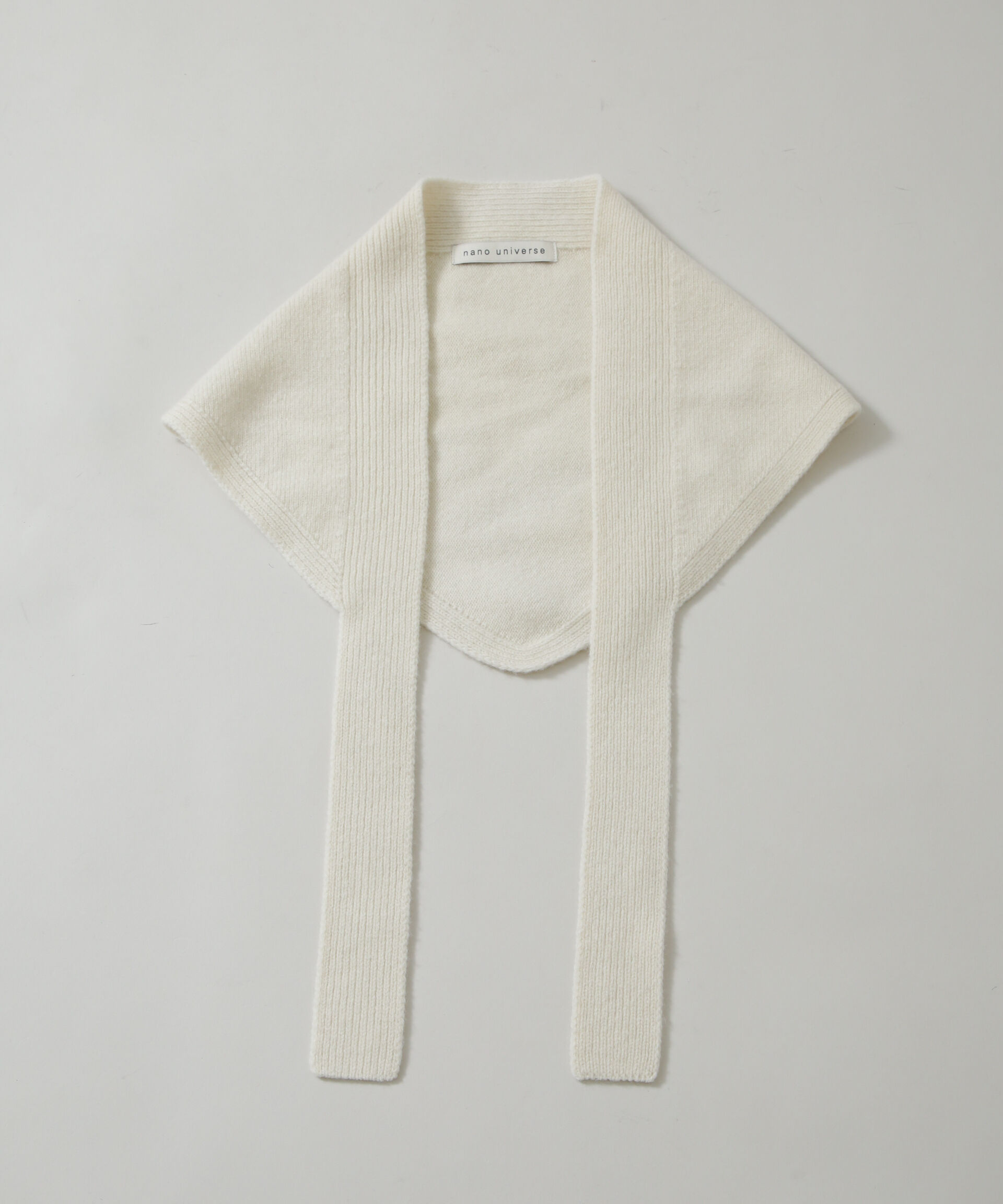 nano･universe「AQUAウールカシミヤトライアングルストール」|マフラー|