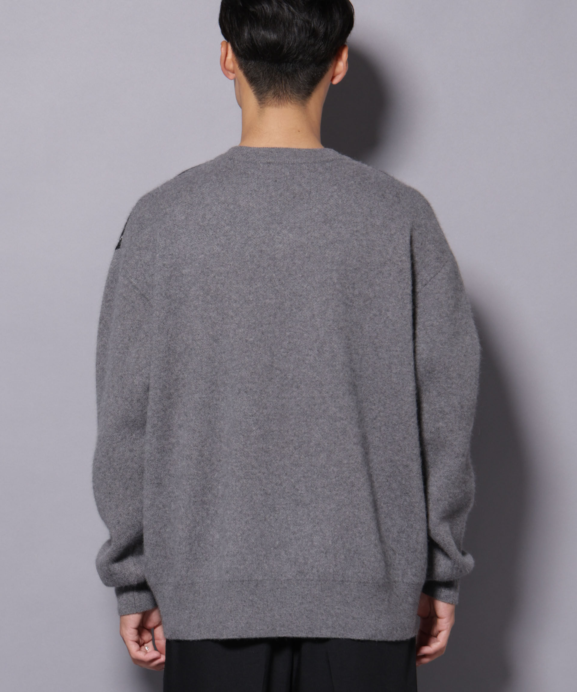 nano･universe「アンゴラ混アーガイルVネックニット」|ニット・セーター|