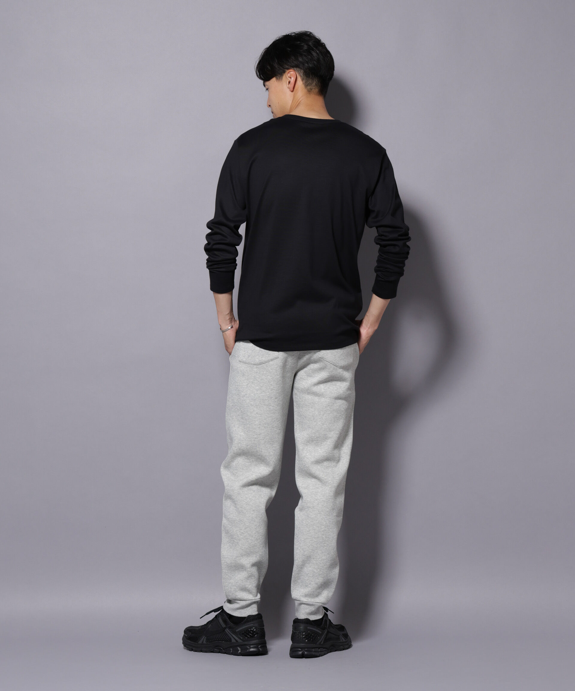 nano･universe「Anti Soaked(R)汗染み防止 クルーネックTシャツ 長袖」|Tシャツ・カットソー|