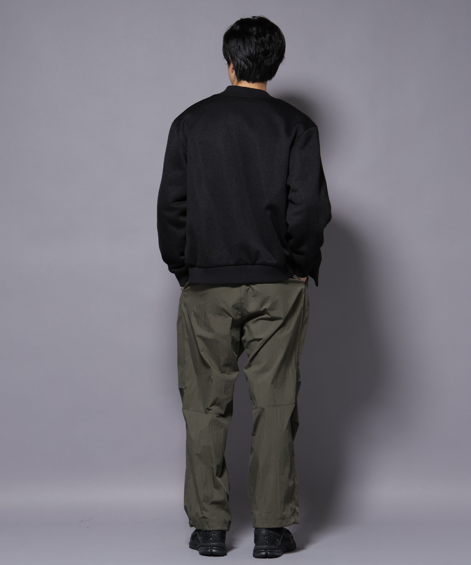 nano･universe「ニットフリースZIPブルゾン(セットアップ可)」|ブルゾン・スタジャン|