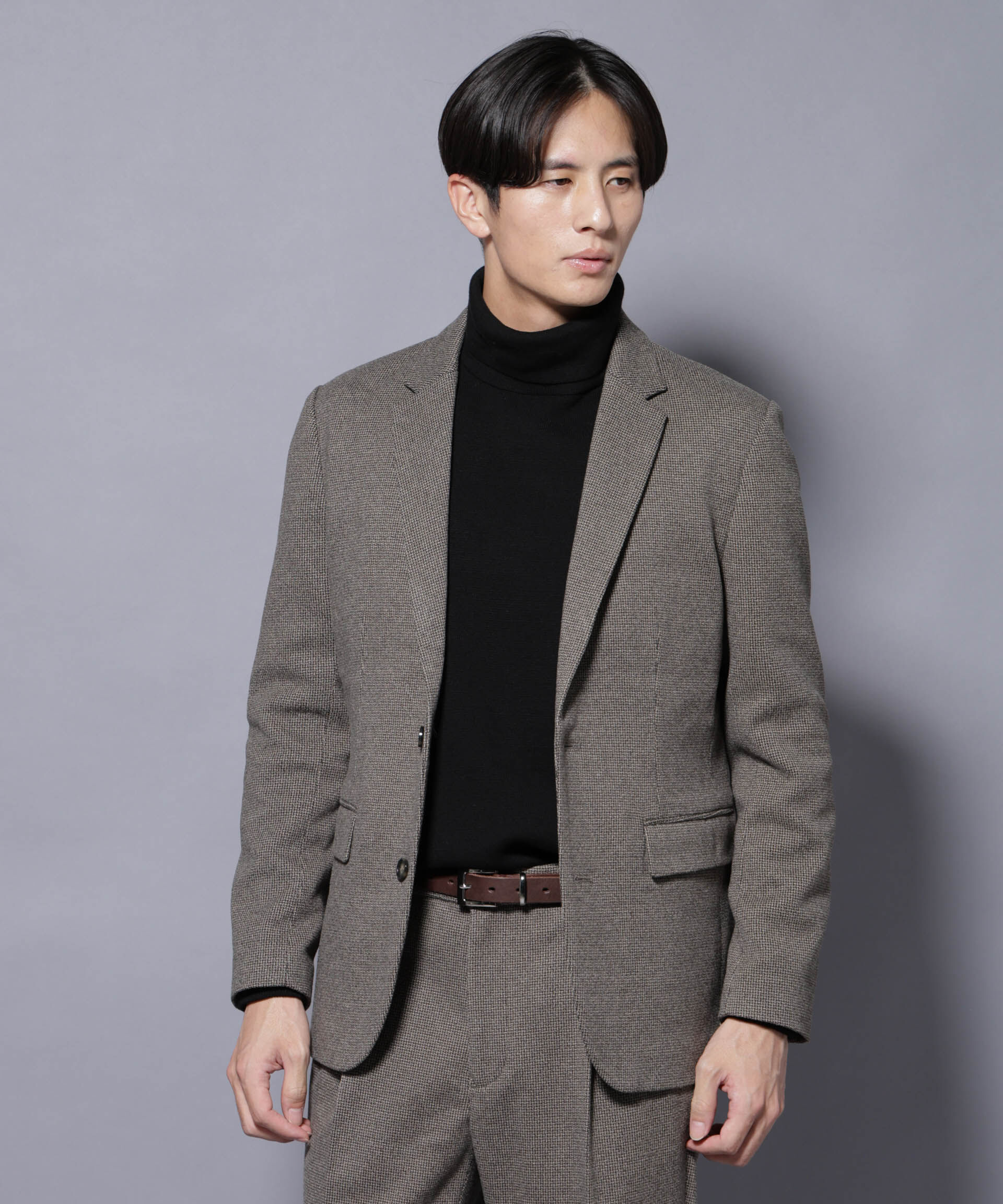 nano･universe「ウォームジャケット(セットアップ可)」|テーラードジャケット|ベージュ