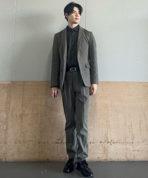 nano･universe「ウォームジャケット(セットアップ可)」|テーラードジャケット|