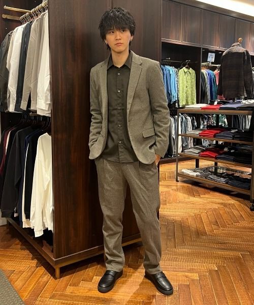 nano･universe「ウォームジャケット(セットアップ可)」|テーラードジャケット|