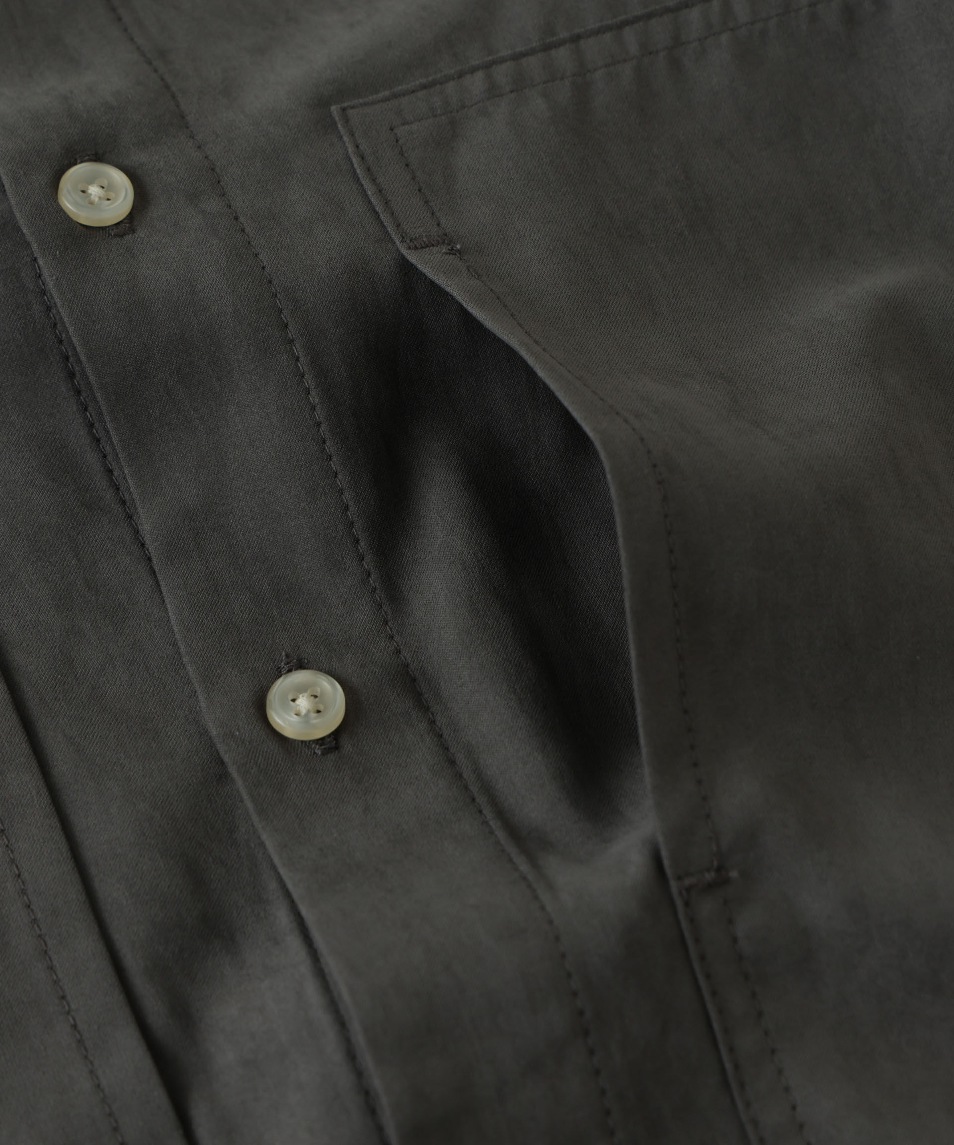 nano･universe「NORMANBROS別注ワイドポケット ピーチ起毛シャツ(セットアップ可)」|シャツ・ブラウス|