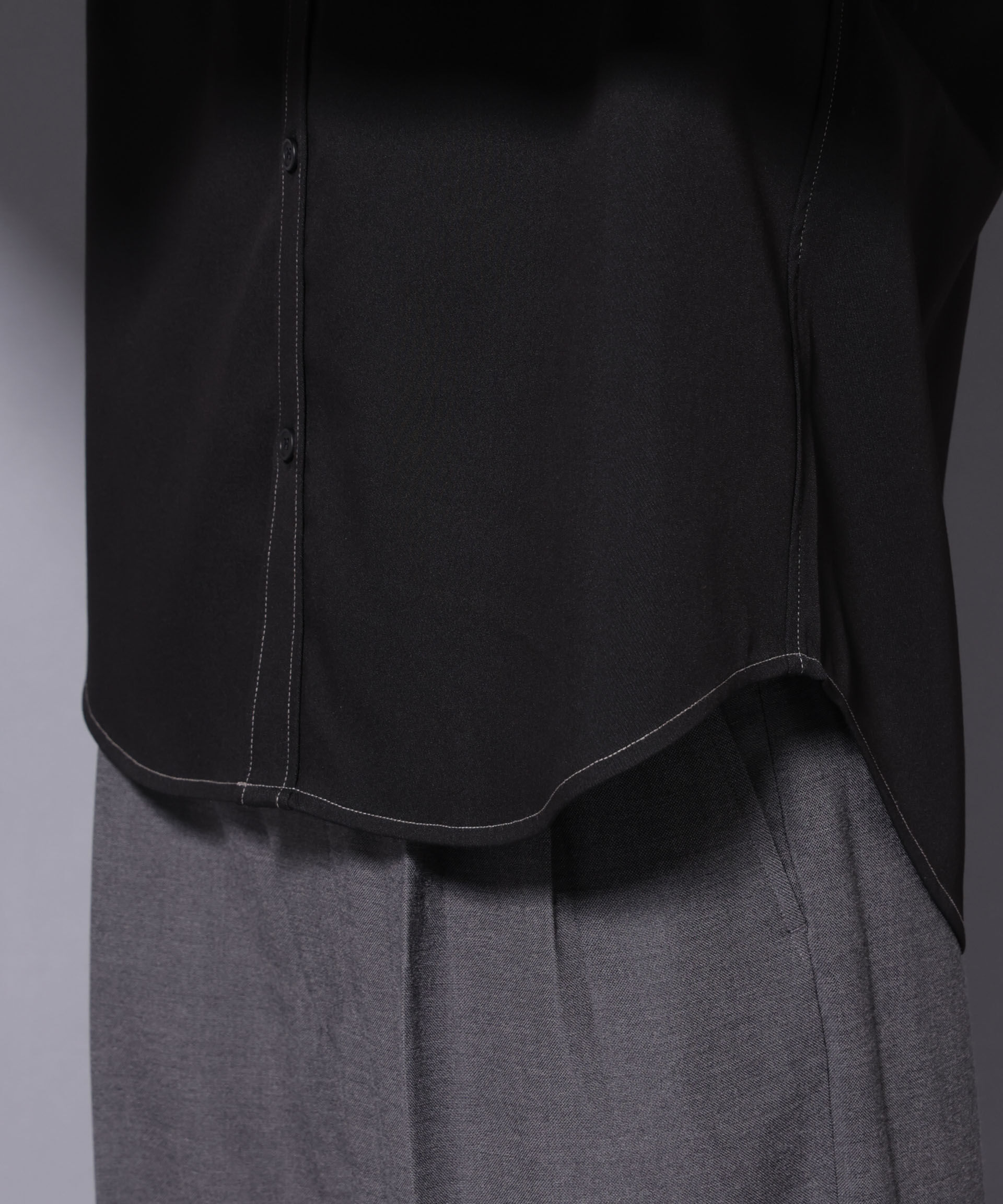 nano･universe「ストレッチツイルフラップポケットシャツ」|シャツ・ブラウス|